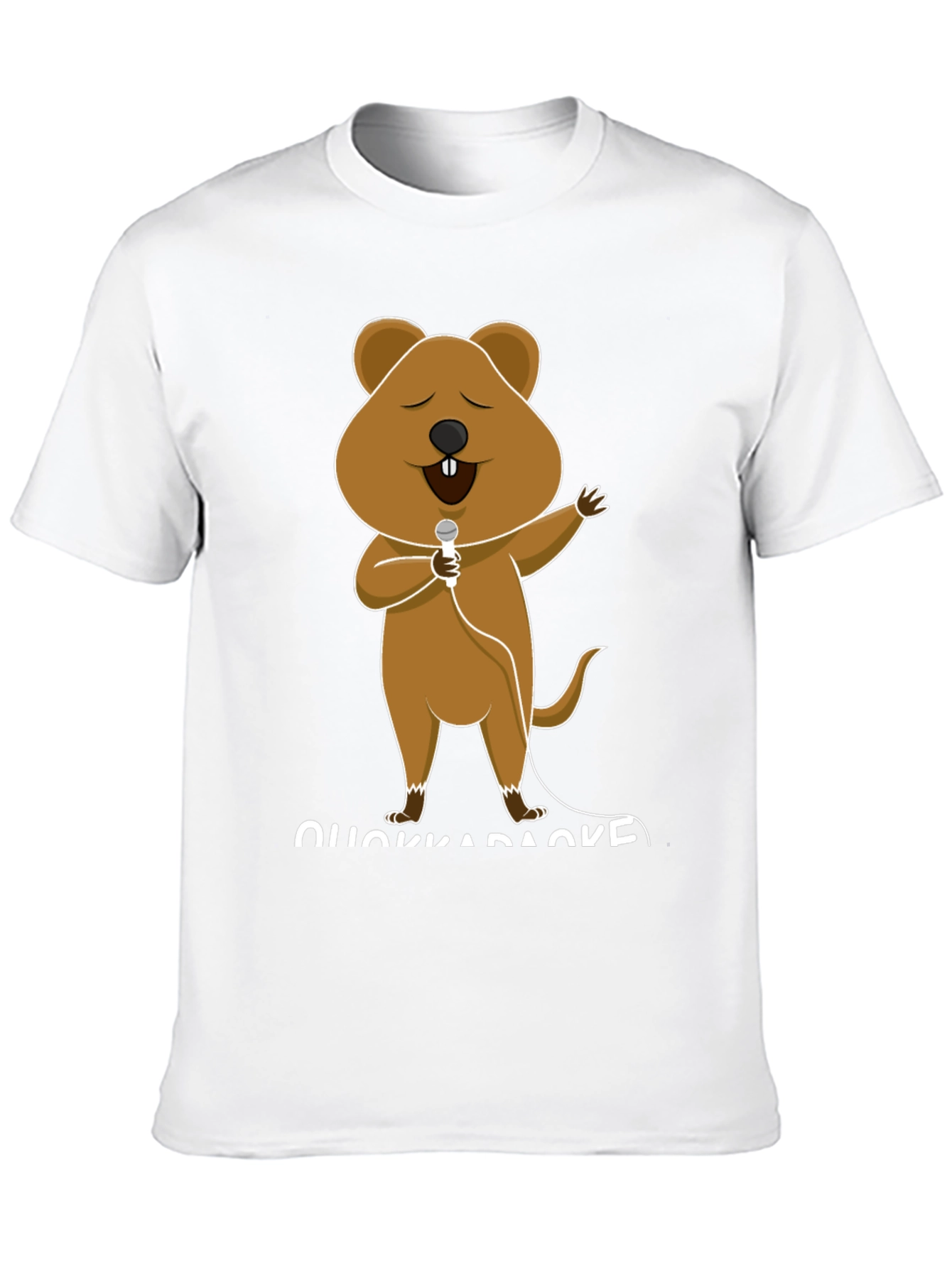 Black Quokka Karaoke T-Shirt - Sing Your Heart Out! view 10