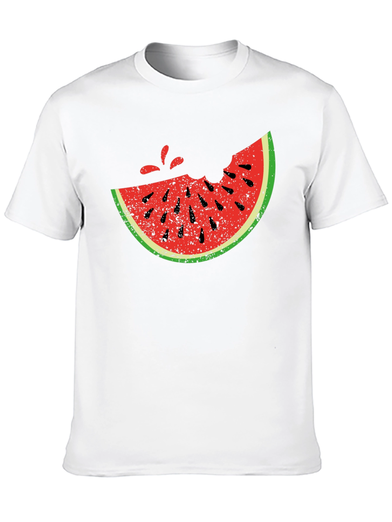 Black Watermelon Bite T-Shirt - Fresh Summer Style view 10