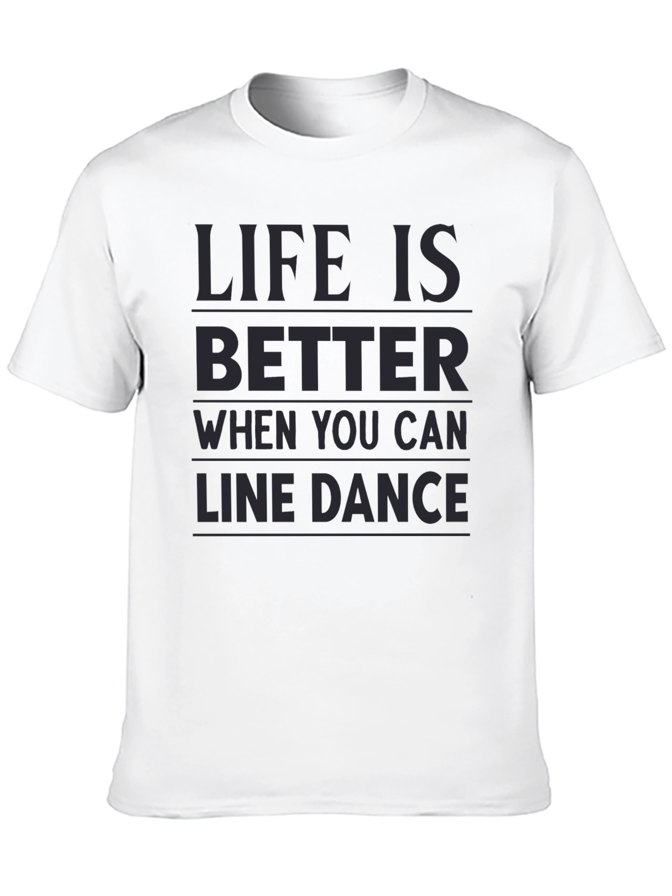 Black Line Dance Graphic Tee - "Life is Better When..." view 10