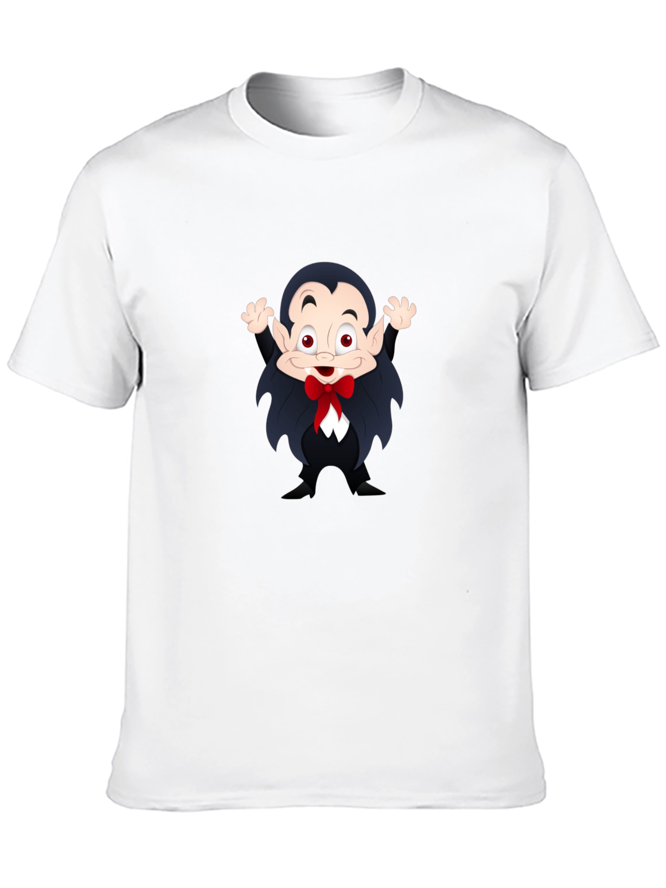 Black Cartoon Vampire T-Shirt view 10