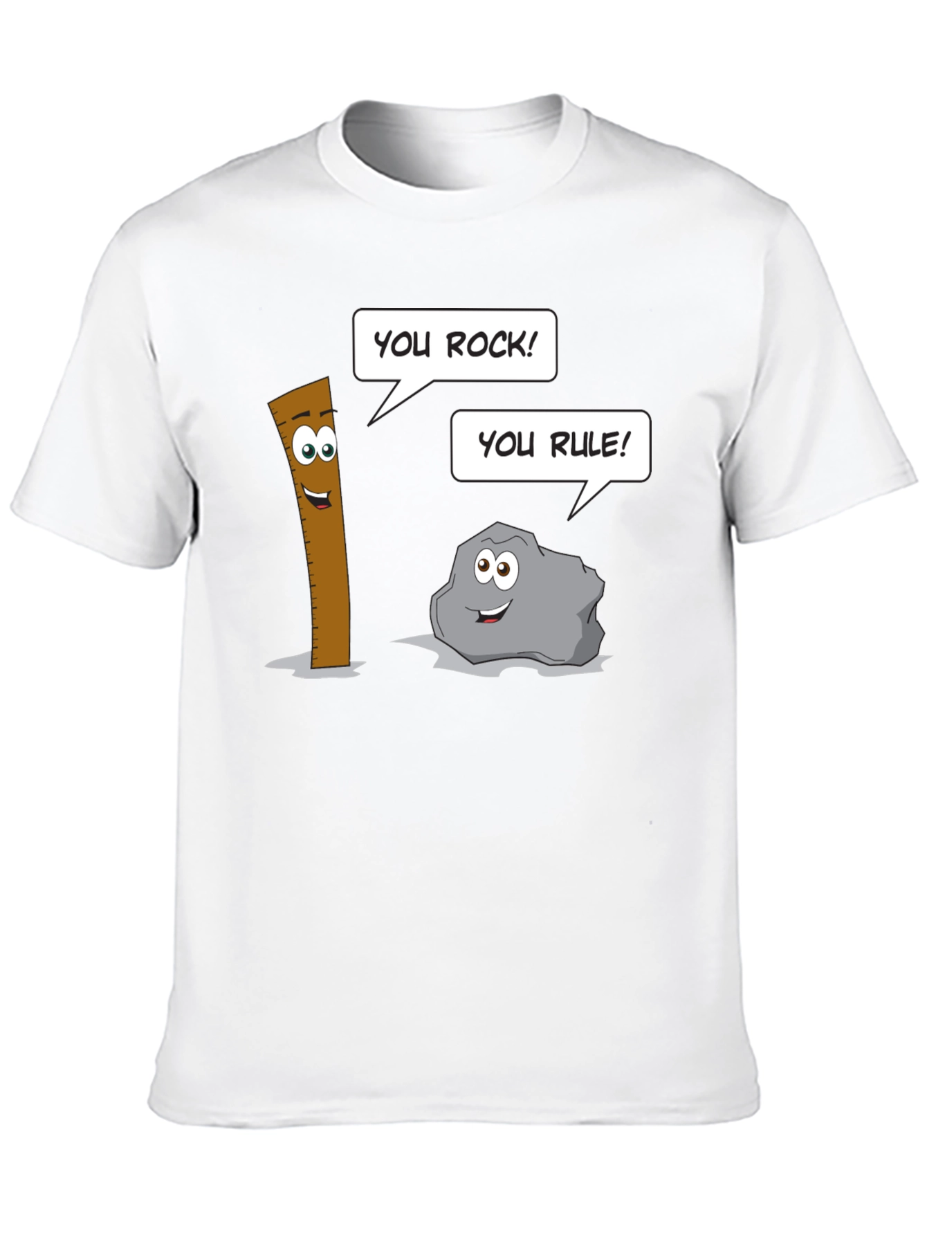 Black You Rock You Rule T-Shirt view 10