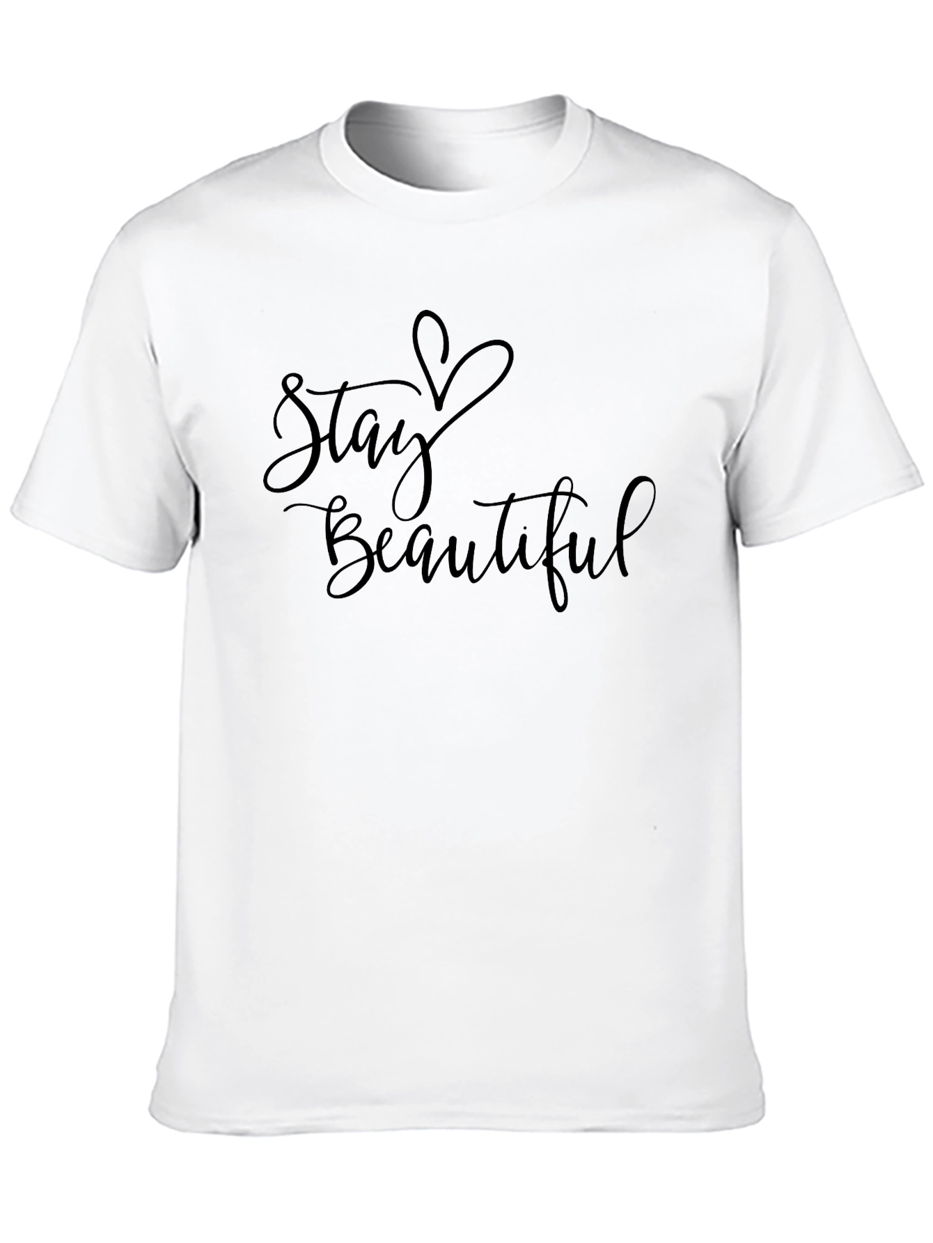 Black Stay Beautiful Graphic T-Shirt - Stylish Unisex Tee view 10