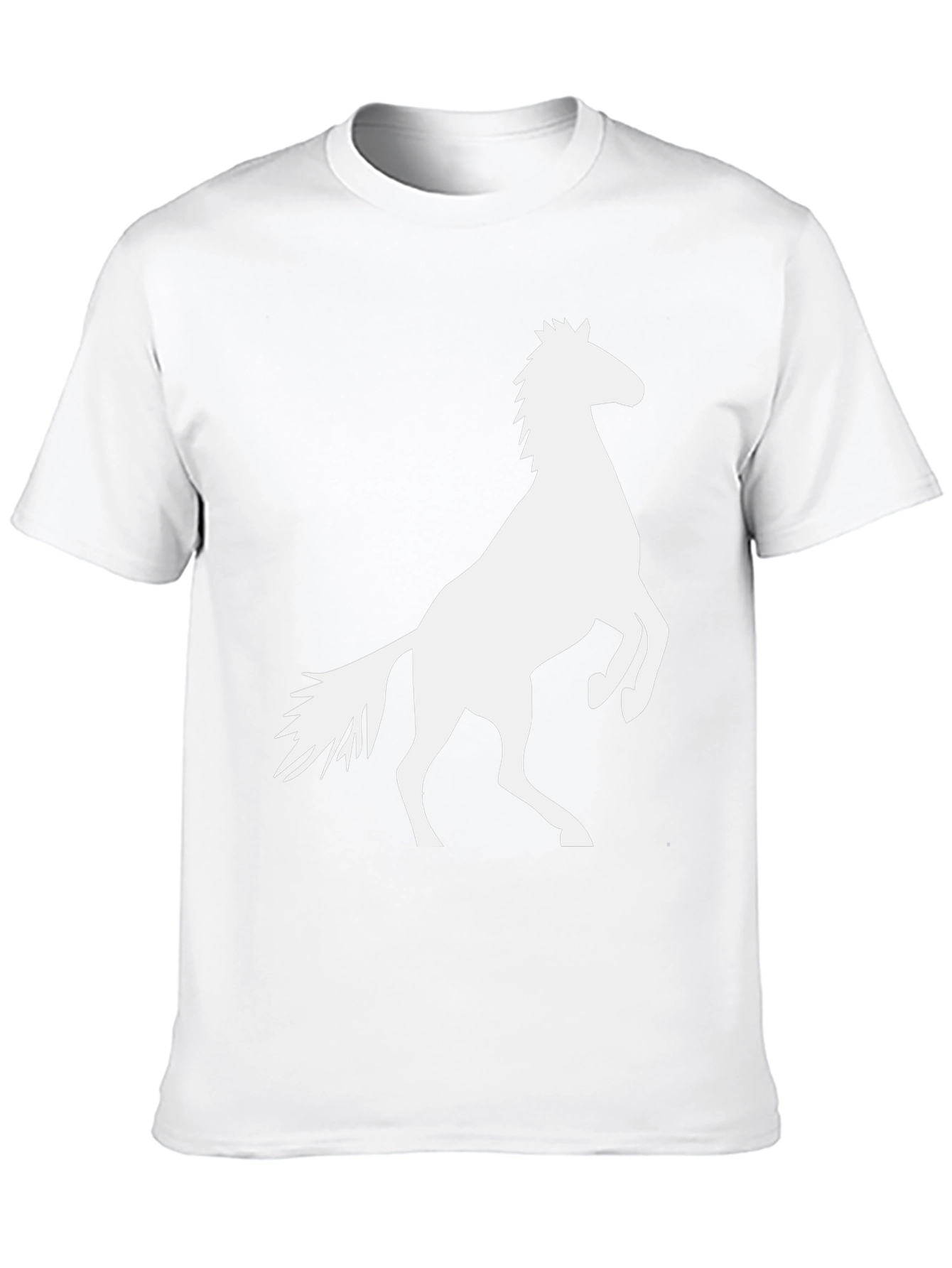 Black Black Tee with Horse Graphic view 10