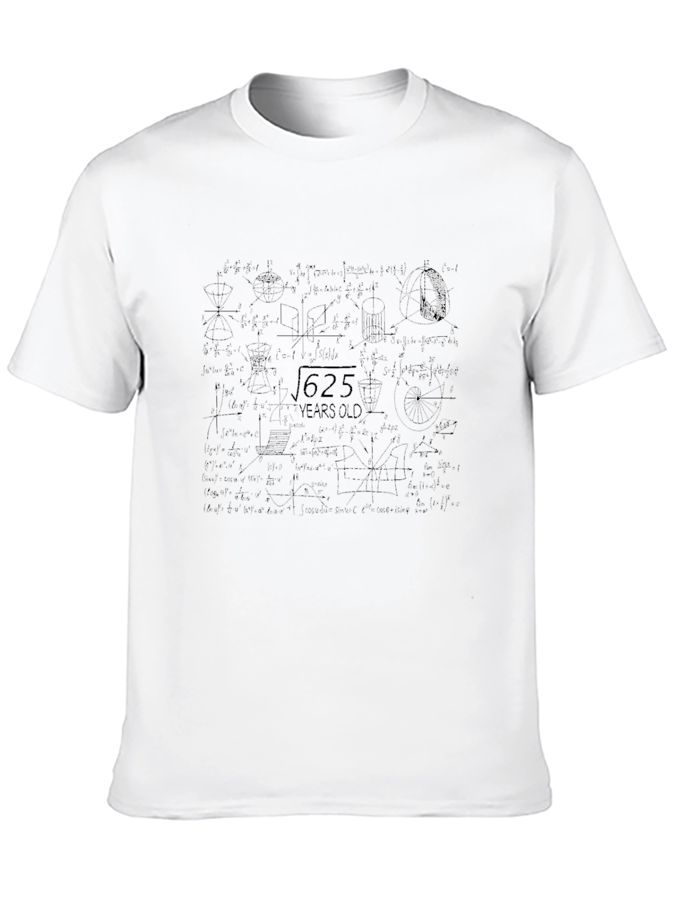 Black Math Equations Black T-Shirt view 10