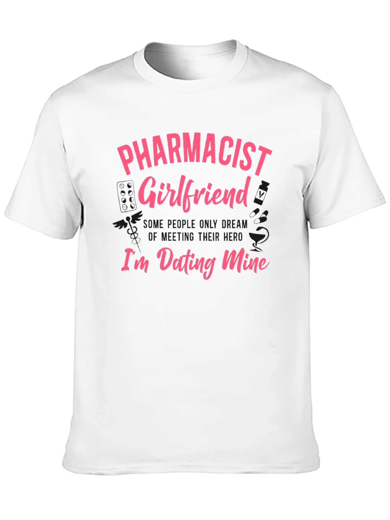 Black Pharmacist Girlfriend T-Shirt - I'm Dating Mine Tee view 10