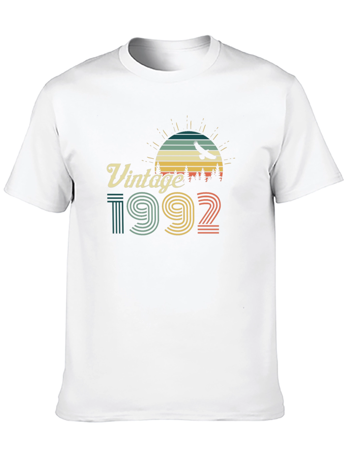 Black Vintage 1992 Retro T-Shirt view 10