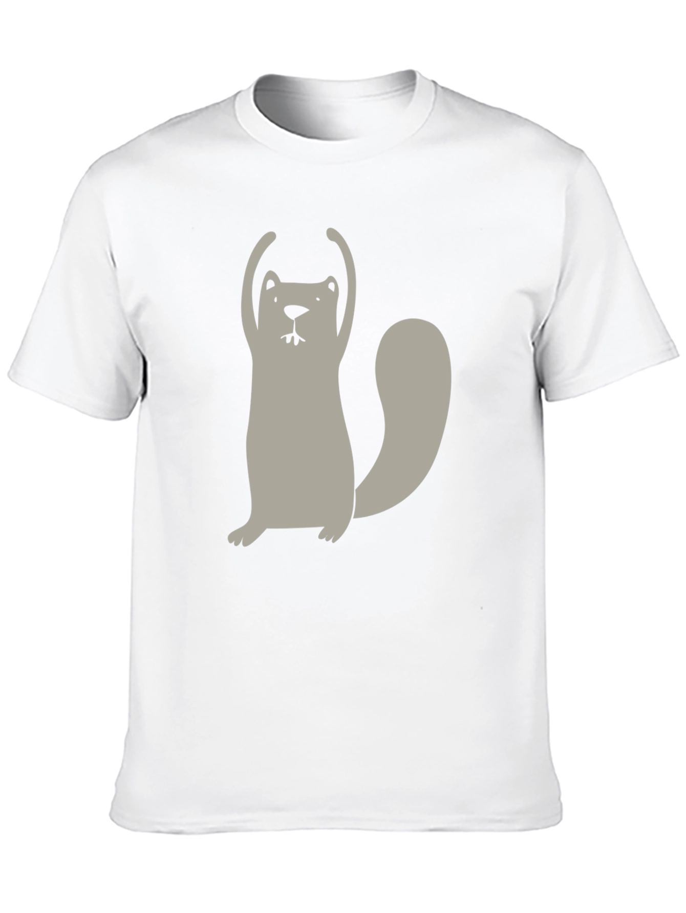 Black Funny Beaver T-Shirt view 10