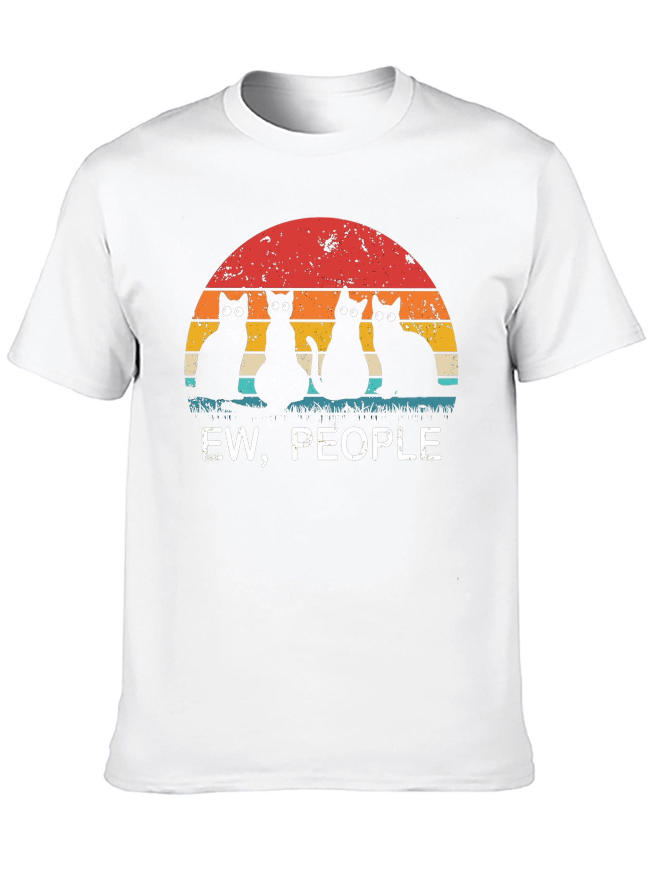 Black Ew, People Black Cat Graphic Tee view 10