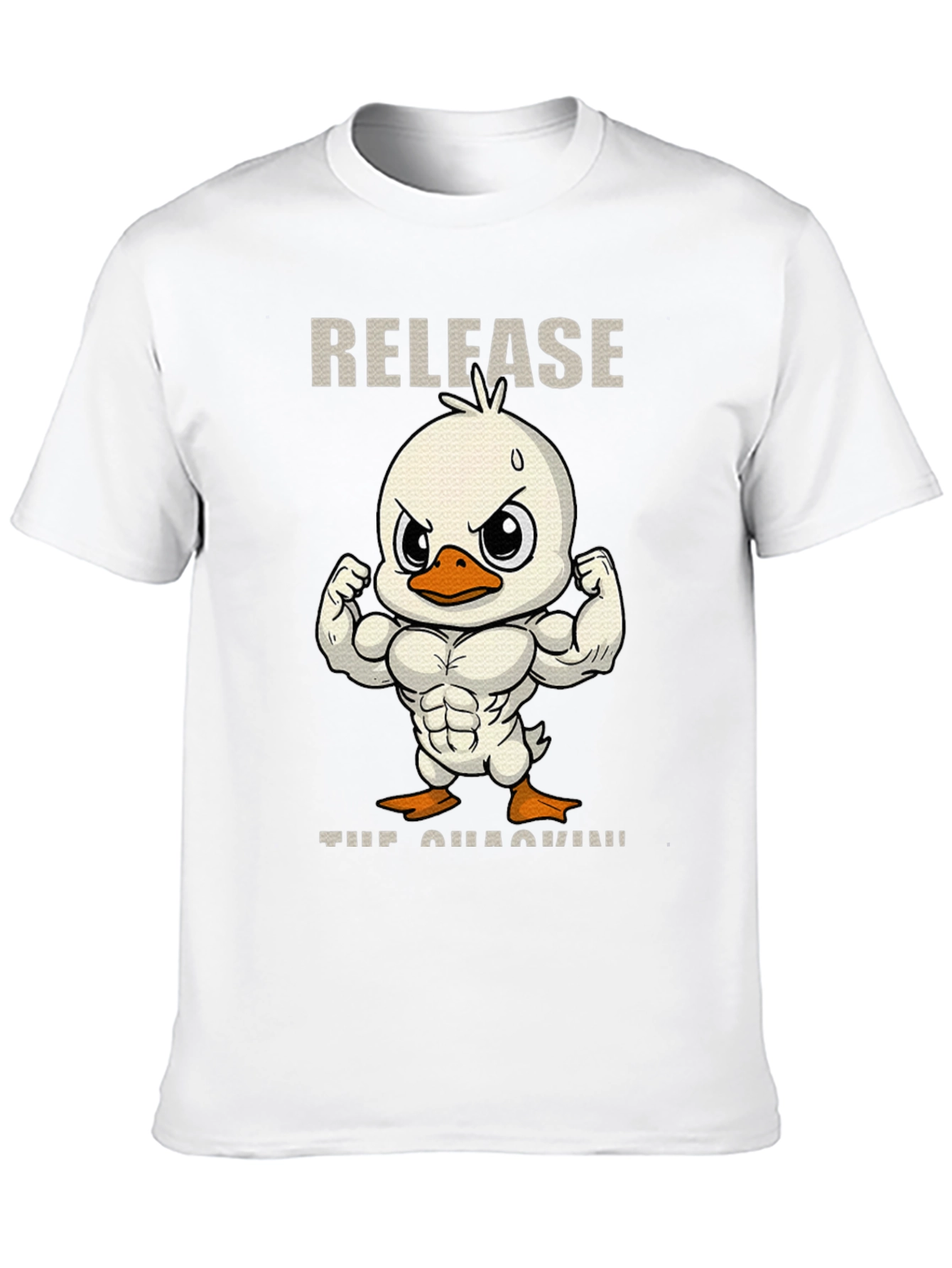 Black Release the Quackin' Funny Duck T-Shirt view 10