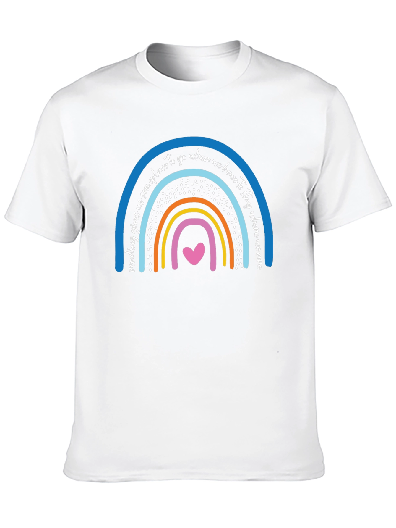 Black Reading Rainbow Graphic Tee view 10
