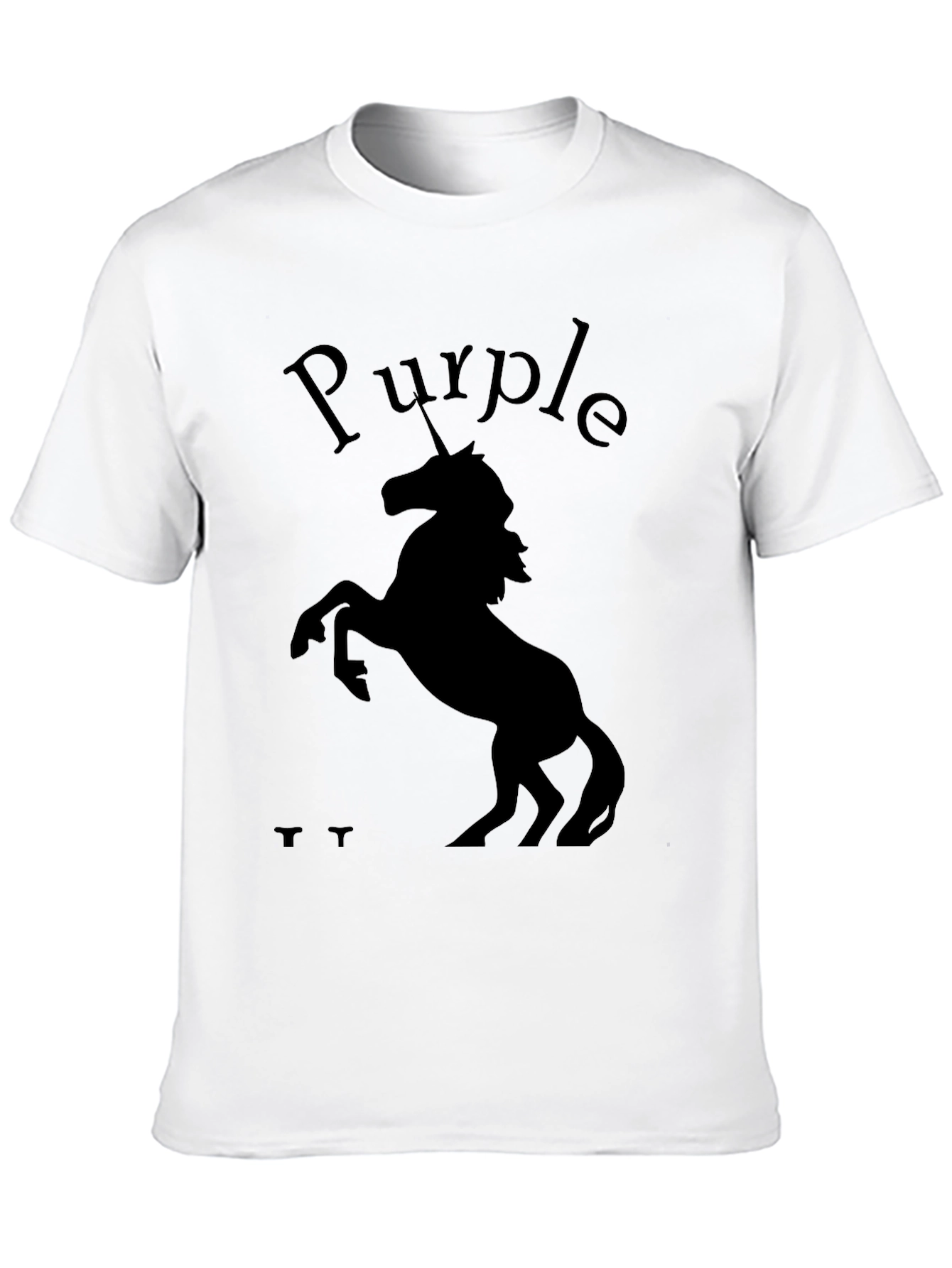 Black Black Unicorn Graphic Tee view 10