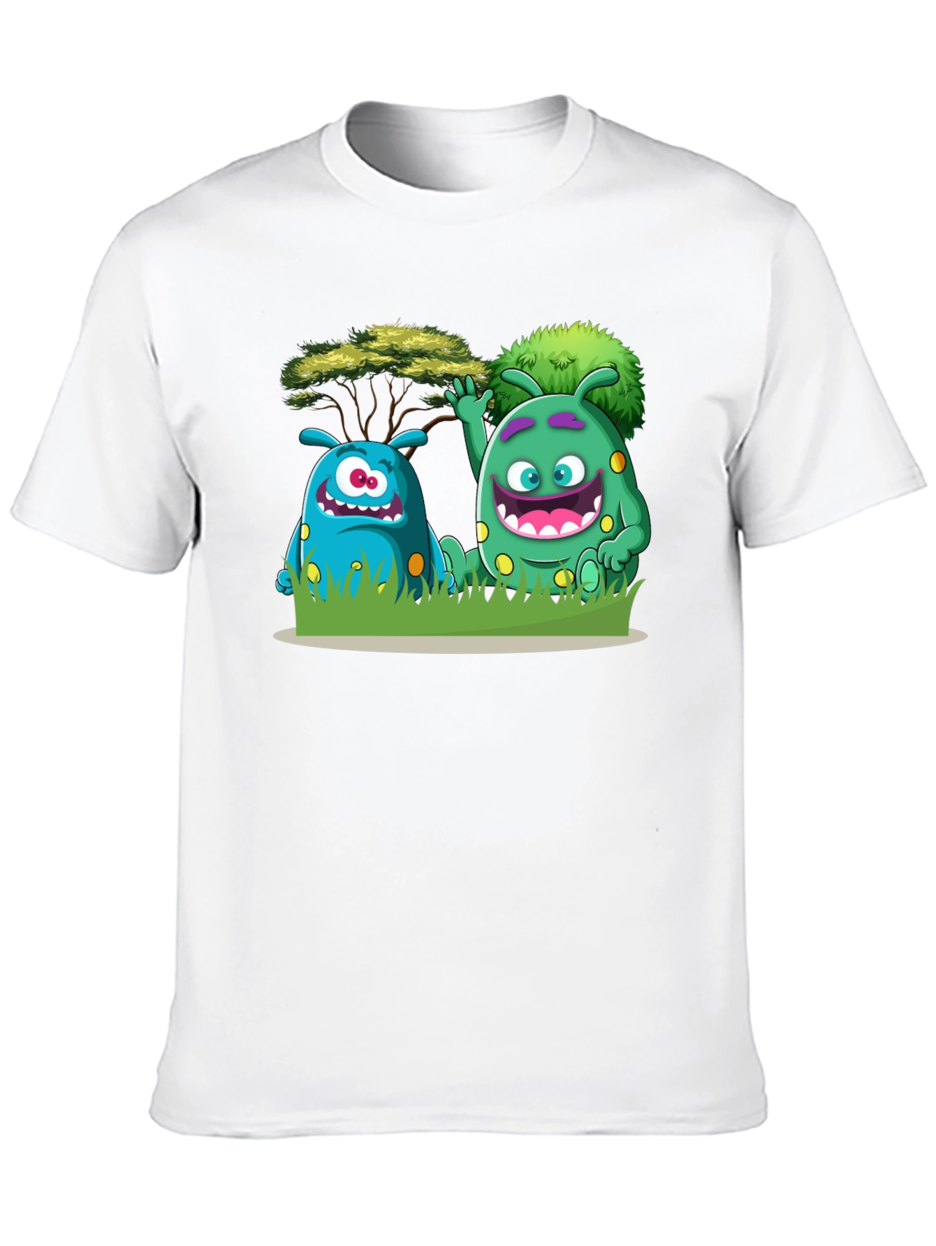 Black Monster Pals Graphic Tee - Fun & Unique Design view 10
