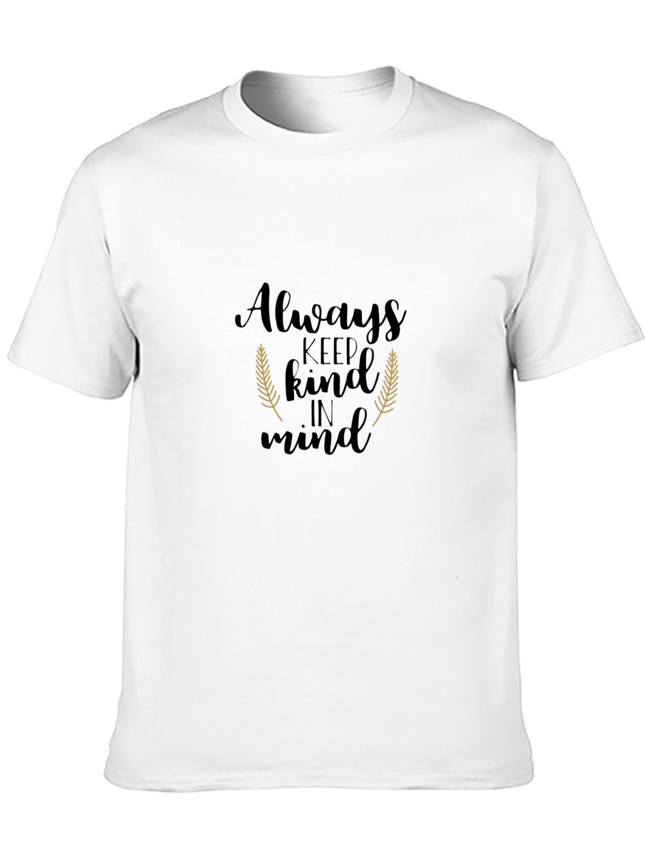 Black Always Keep Kind In Mind Black T-Shirt view 10