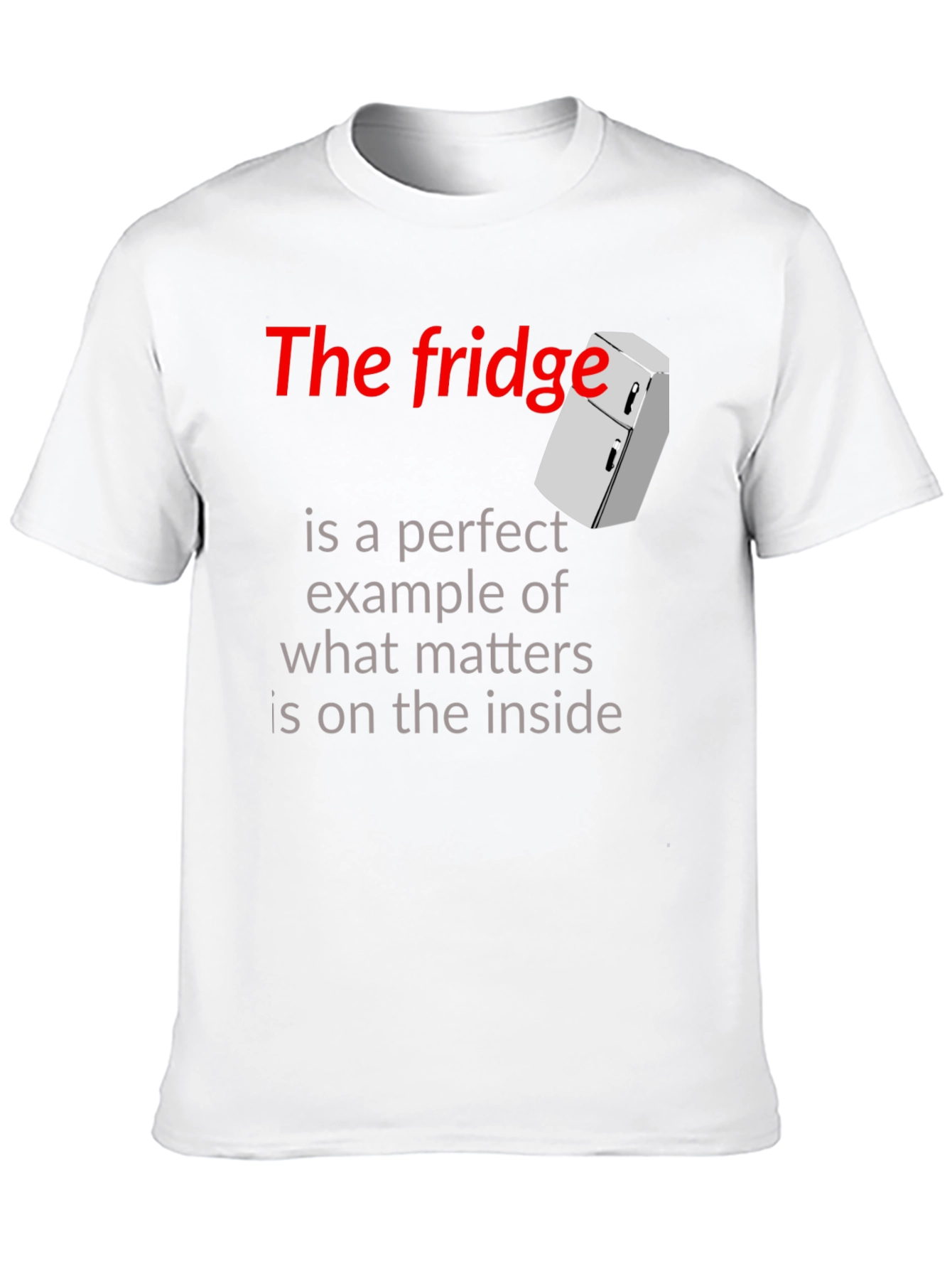 Black The Fridge Inside Matters Graphic T-Shirt view 10