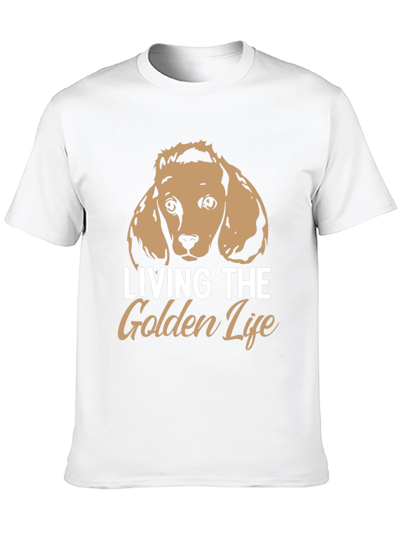Black Living the Golden Life T-Shirt view 10