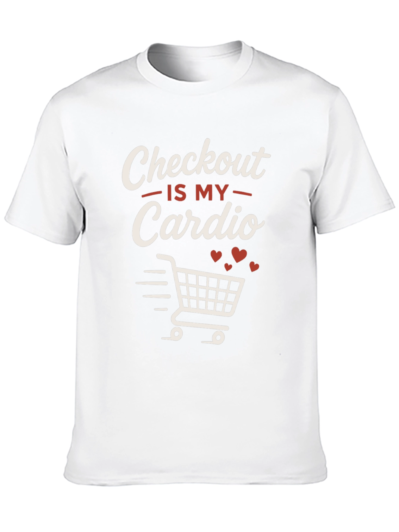 Black Checkout is My Cardio Graphic Tee view 10