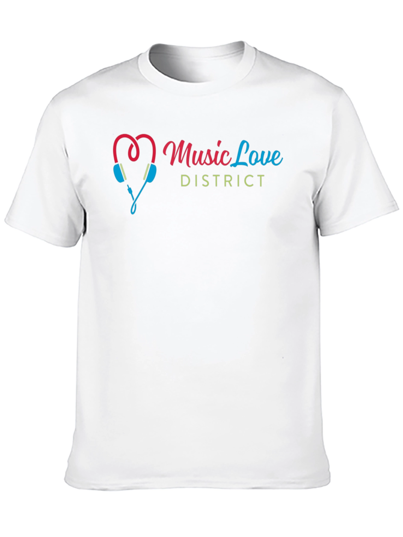 Black Music Love District Graphic T-Shirt view 10
