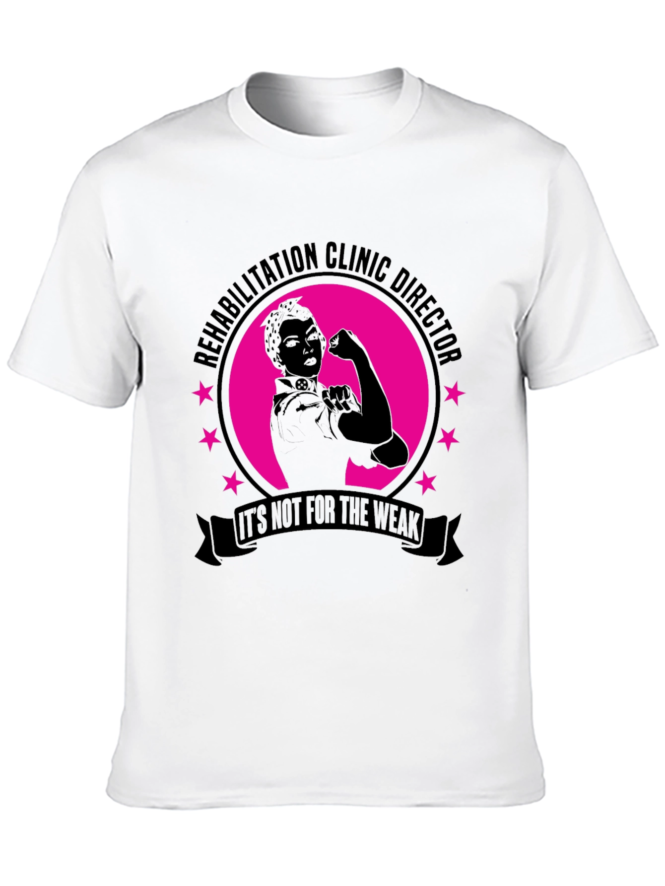 Black Rehabilitation Clinic Director T-Shirt view 10