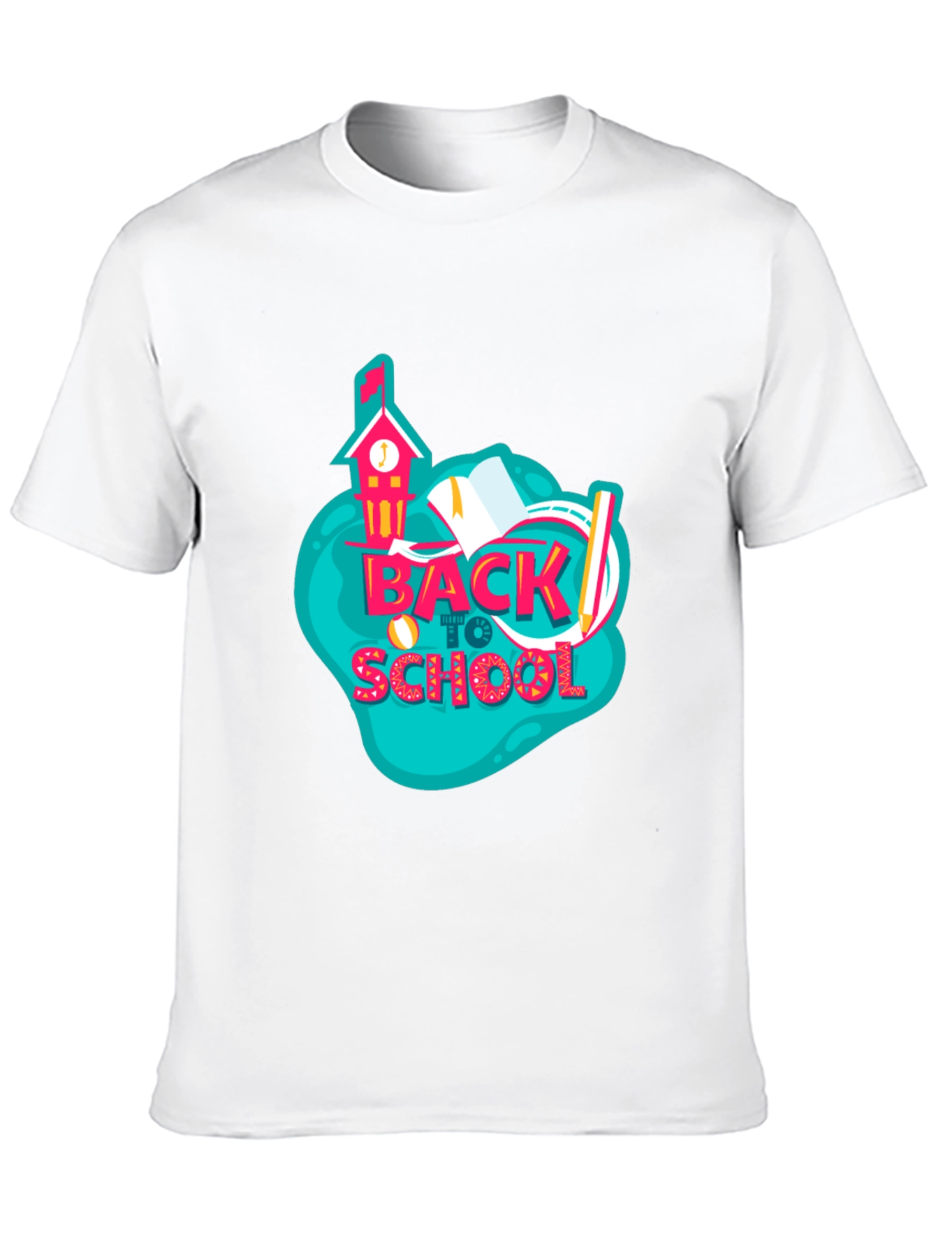 Black Back to School Graphic Black T-Shirt view 10