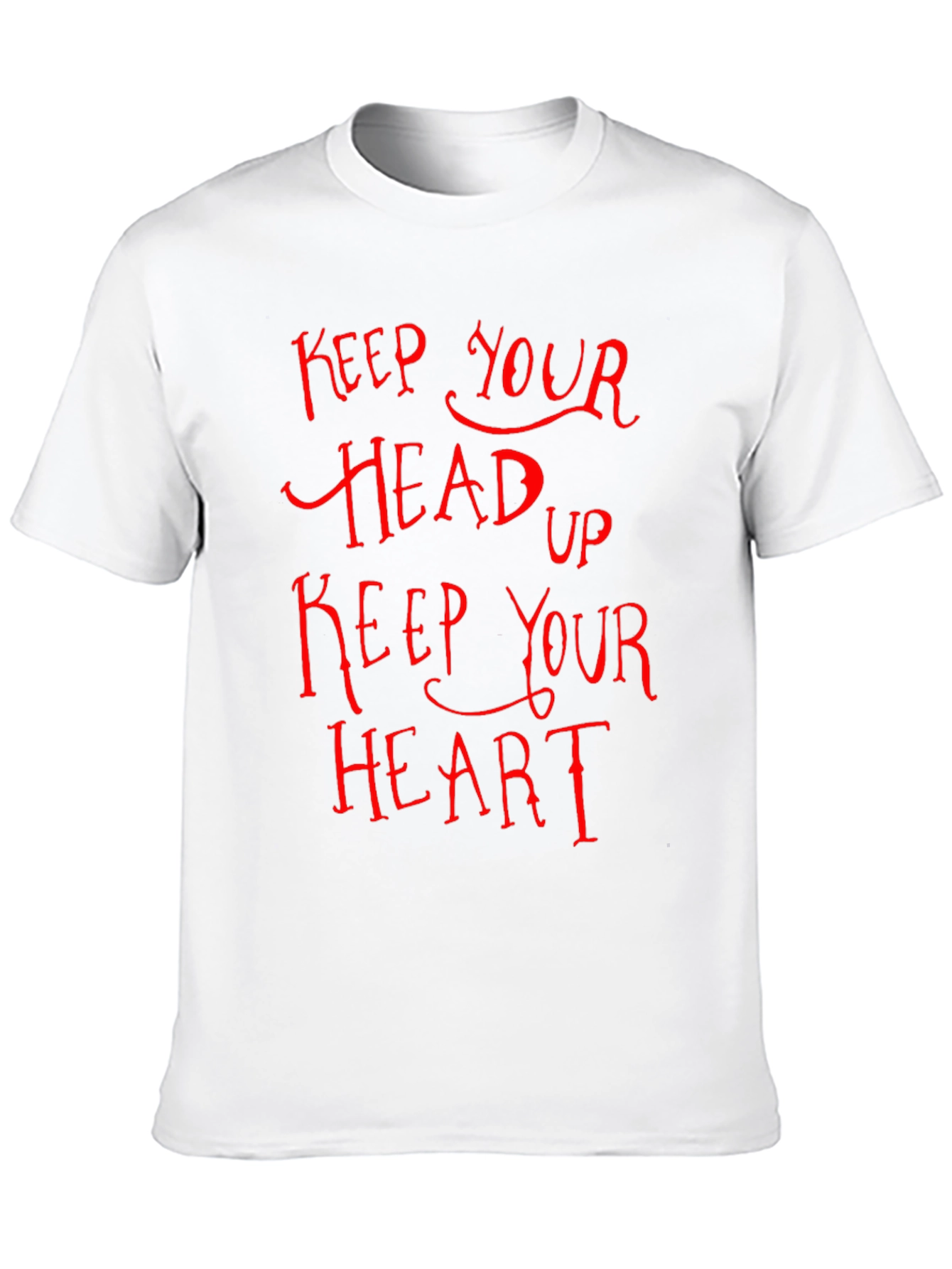 Black Keep Your Head Up Graphic Tee - Black view 10