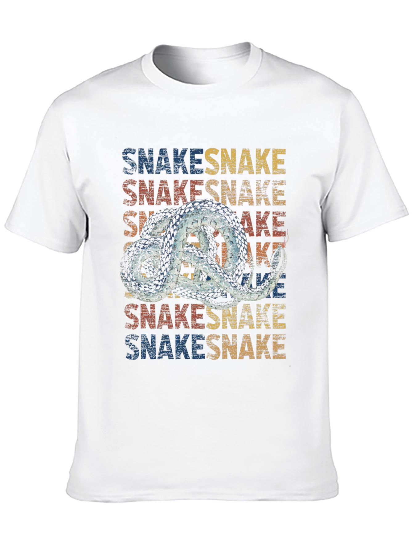 Black Vintage Snake T-Shirt Graphic Print view 10