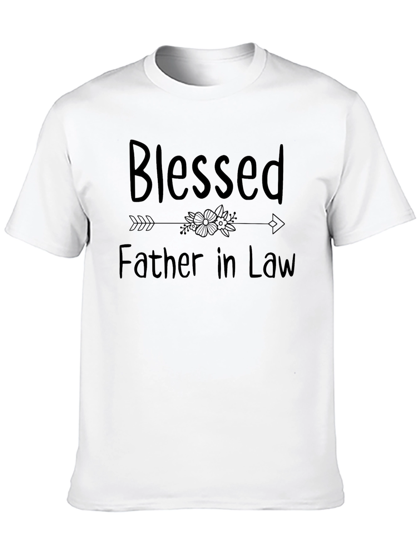 Black Blessed Father-in-Law Graphic T-Shirt view 10