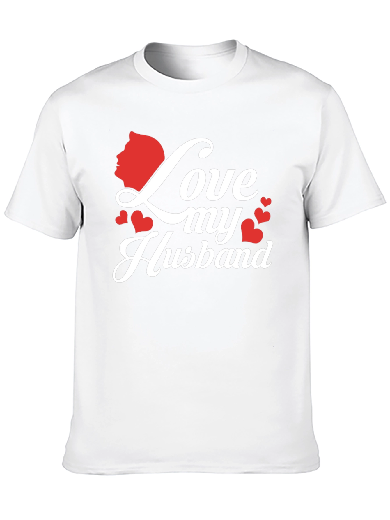 Black Love My Husband Graphic Tee - Black view 10