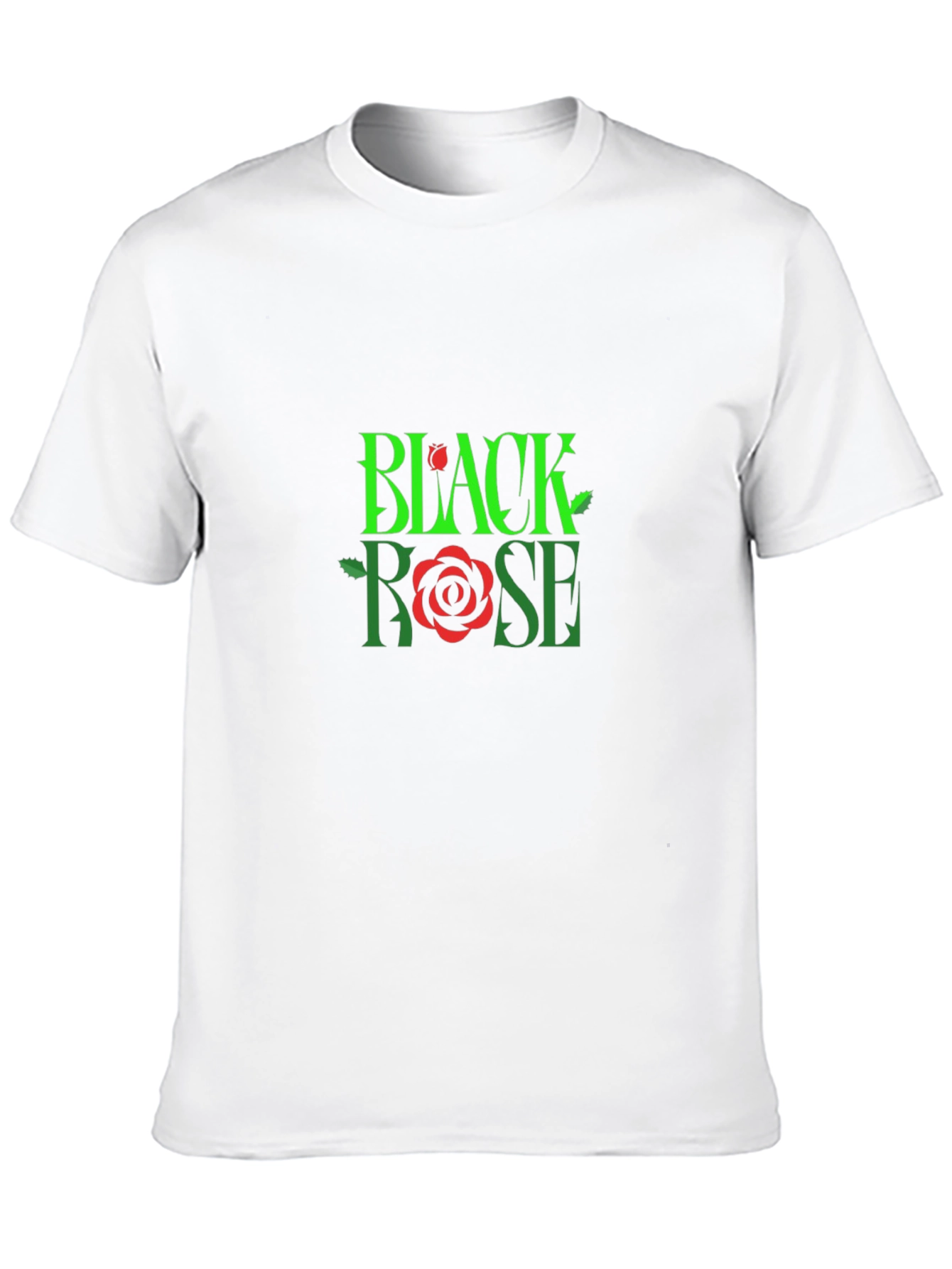 Black Black Rose Graphic Tee - Bold & Stylish Men's T-Shirt view 10
