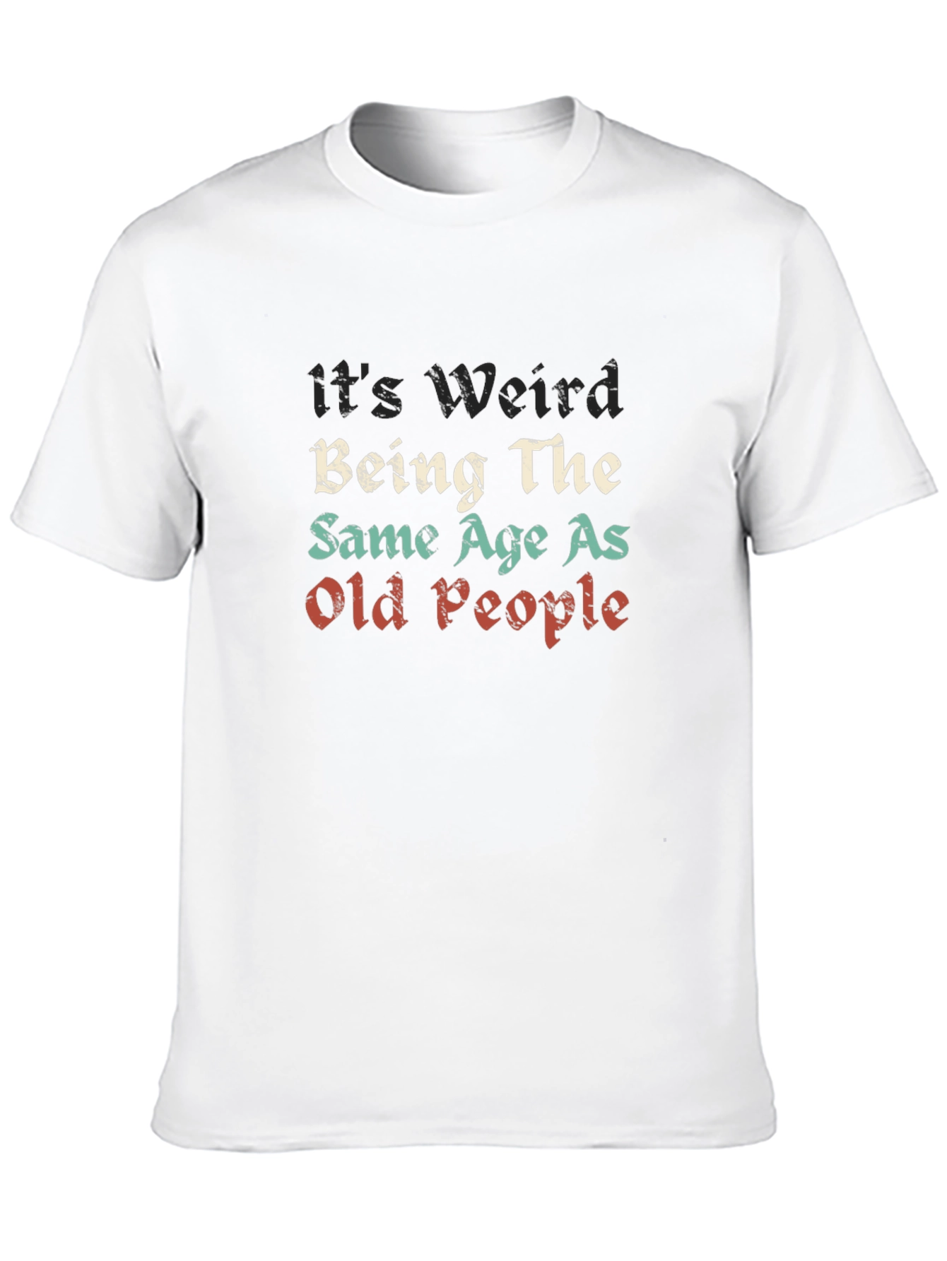 Black Funny Age Saying Novelty Graphic Tee view 10