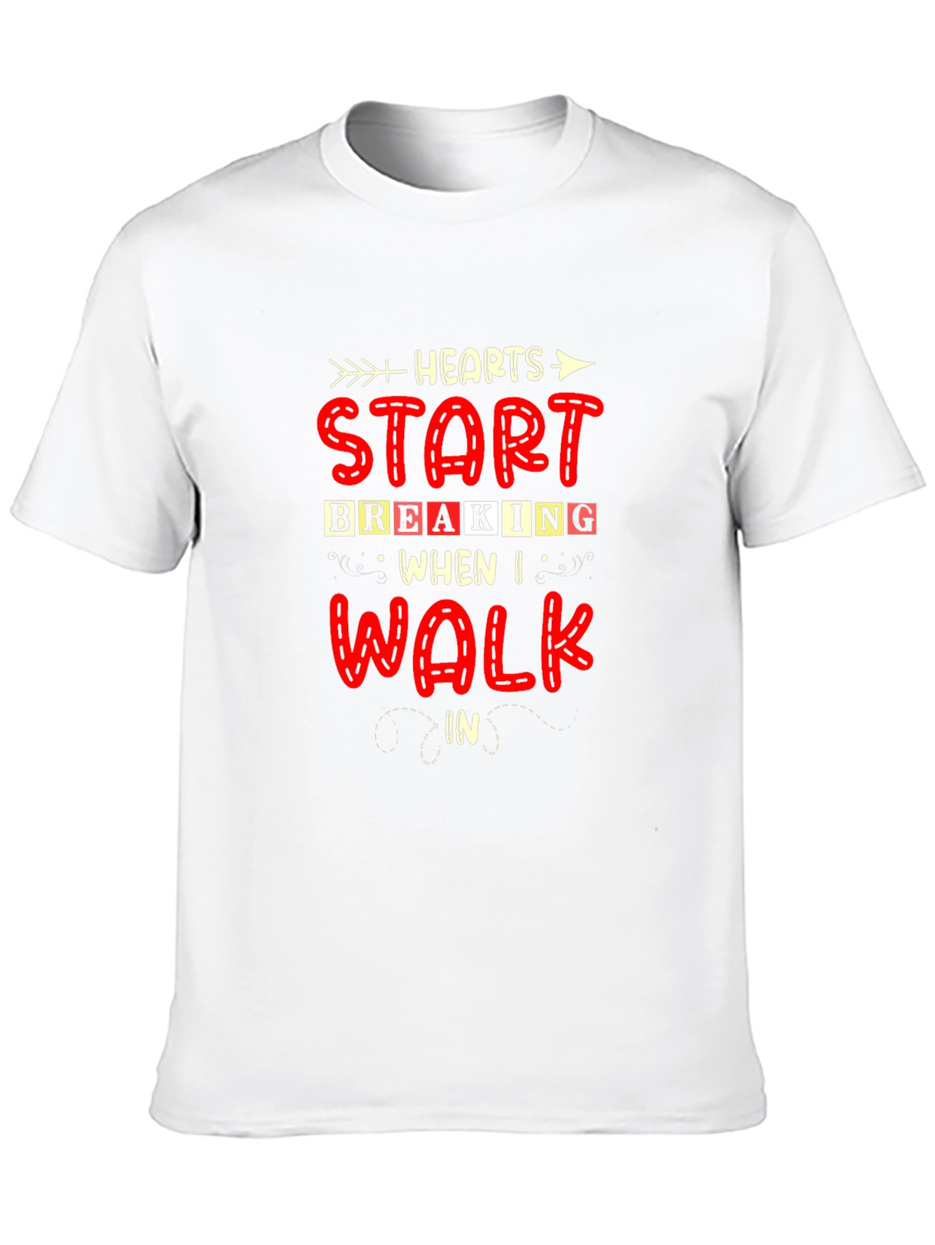 Black Heartbreaker Graphic Tee - Bold Statement Shirt view 10