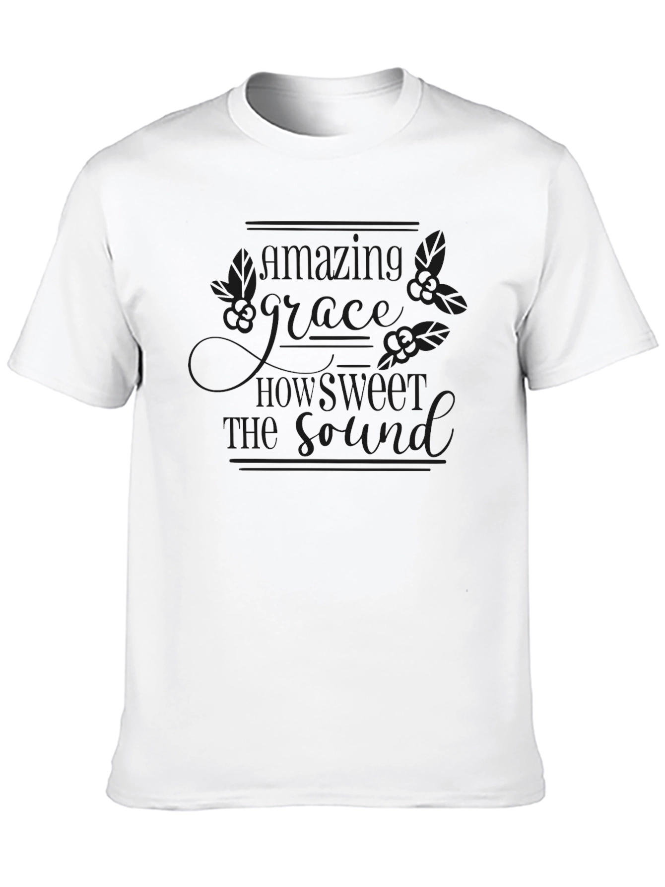 Black Amazing Grace Black Graphic Tee view 10