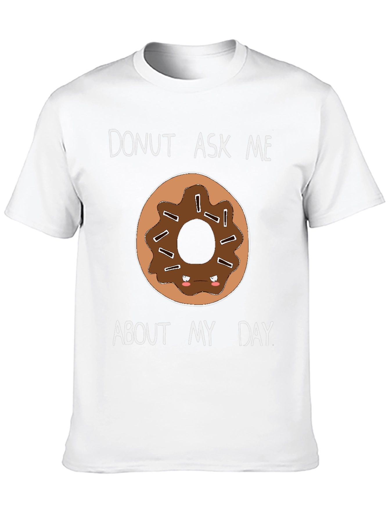 Black Donut Ask Me About My Day T-Shirt view 10