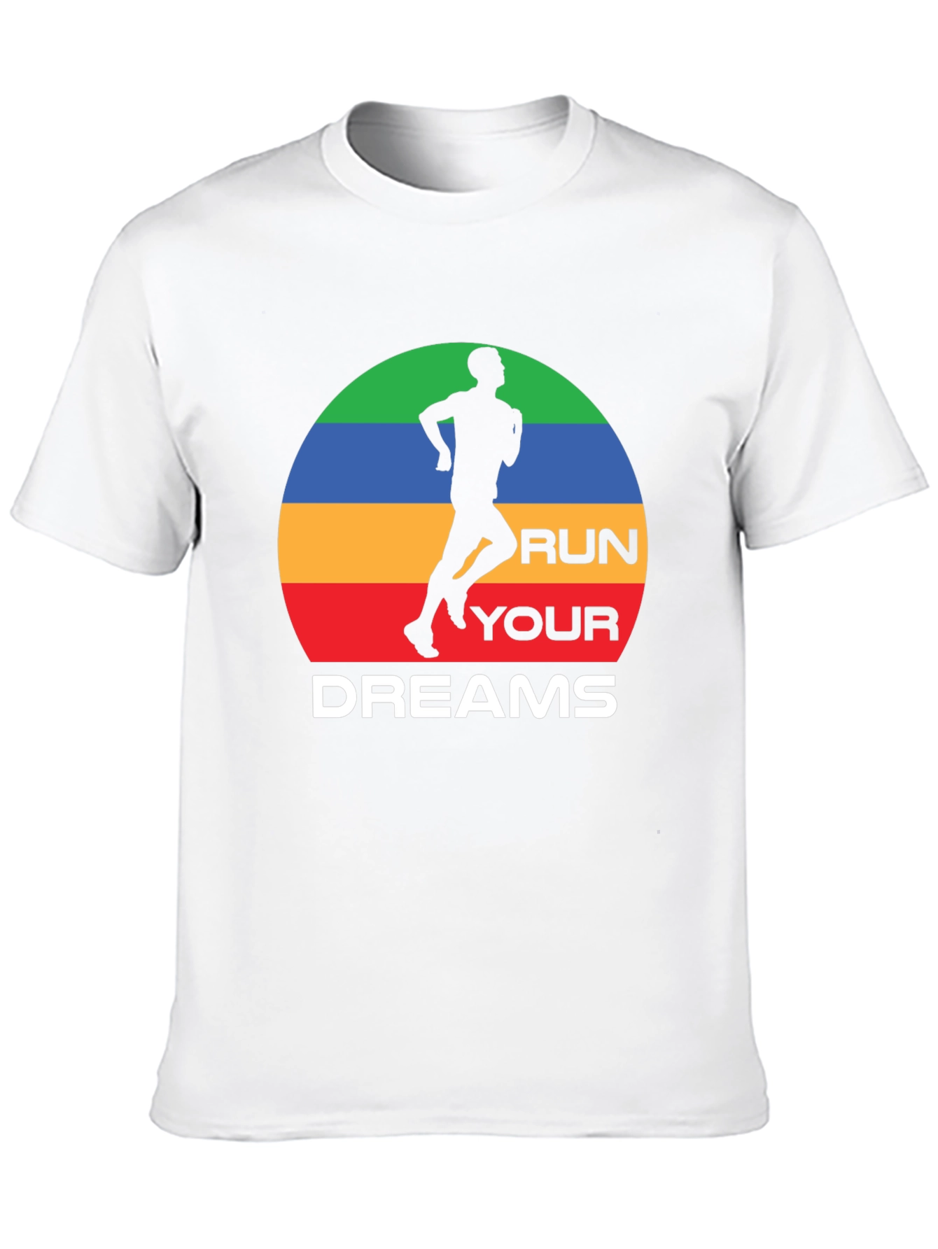 Black Run Your Dreams Graphic T-Shirt view 10