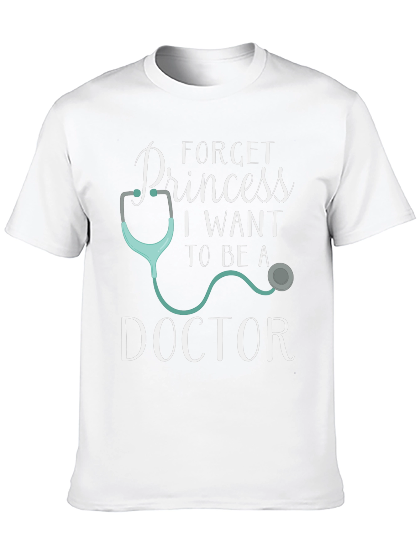 Black Forget Princess Doctor T-Shirt view 10