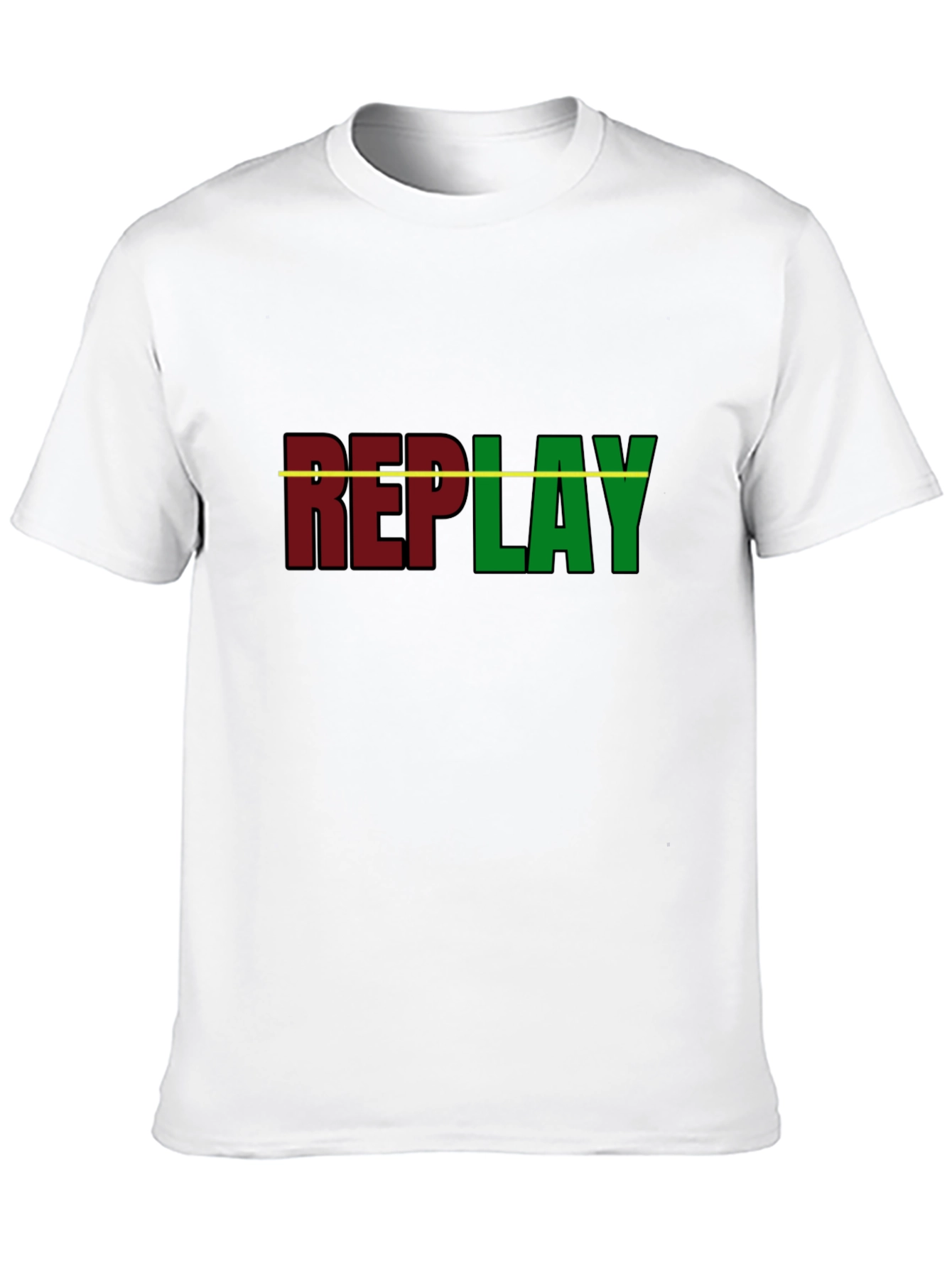 Black Replay Graphic T-Shirt - Black Cotton Tee view 10