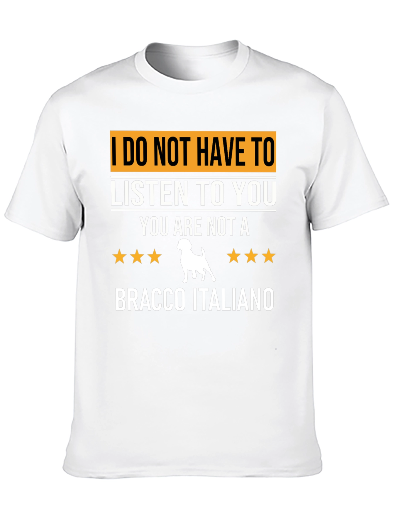 Black Bracco Italiano Dog T-Shirt - Funny Dog Lover Tee view 10