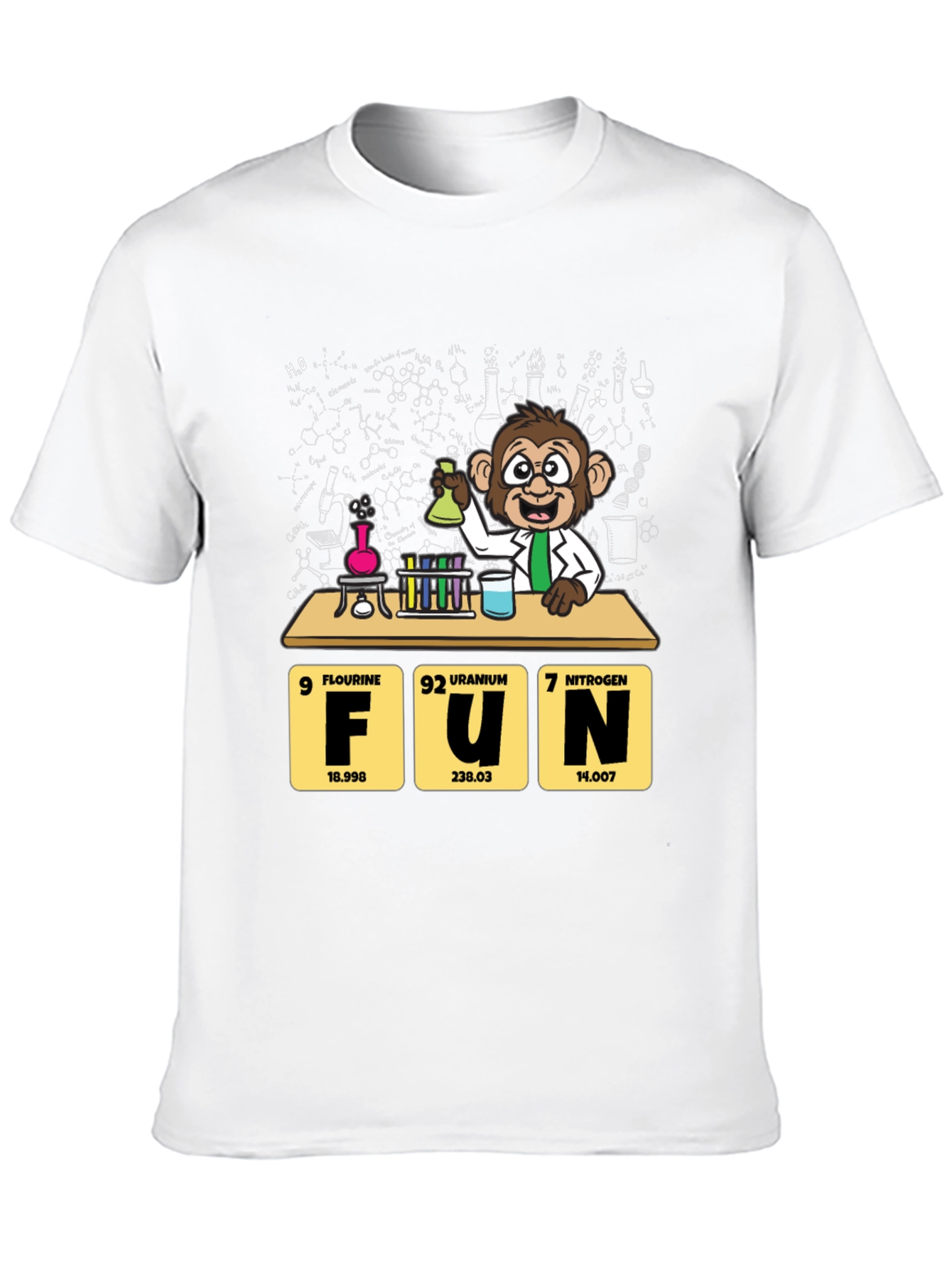 Black Science Monkey FUN T-Shirt view 10