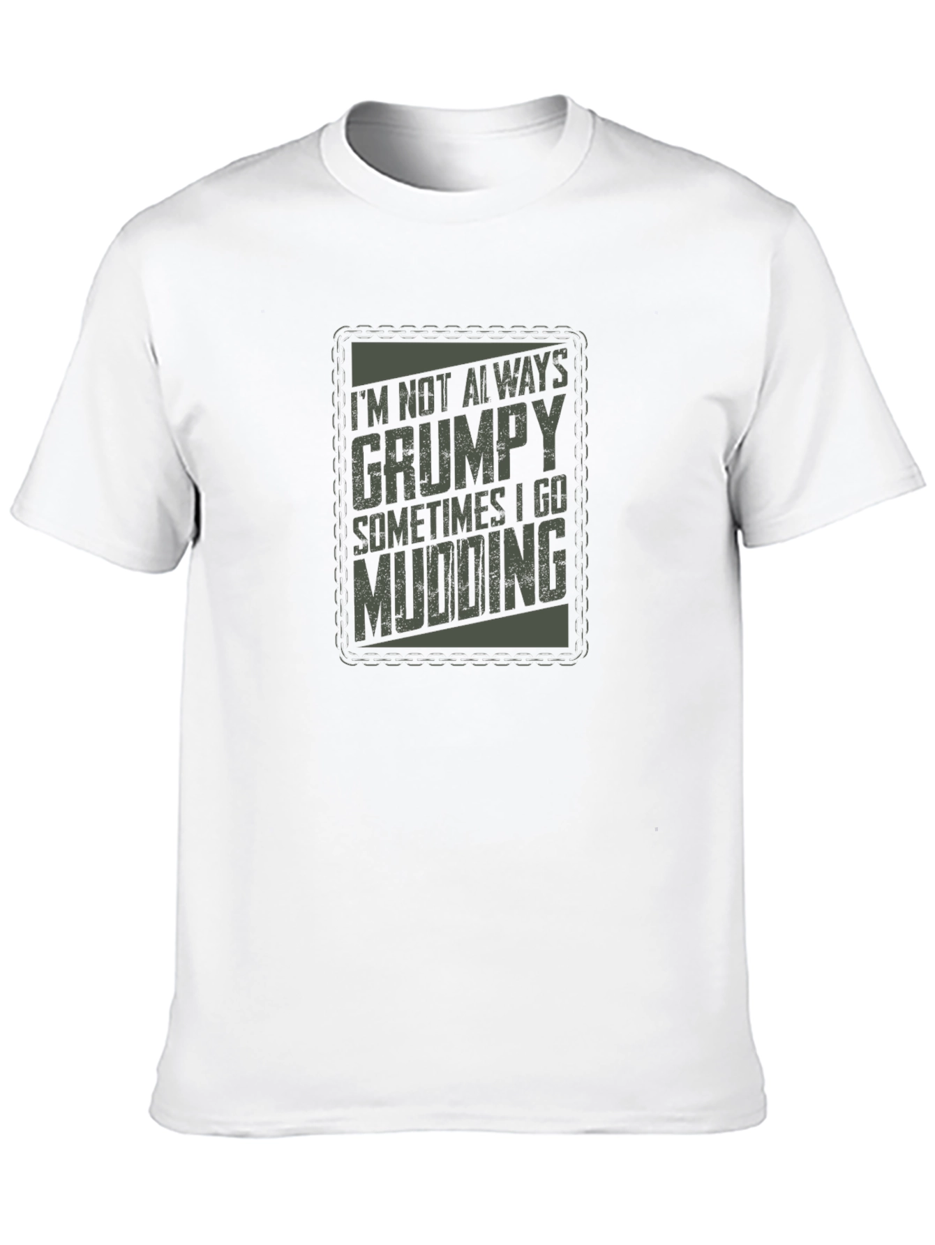 Black Grumpy Mudding Graphic Tee view 10