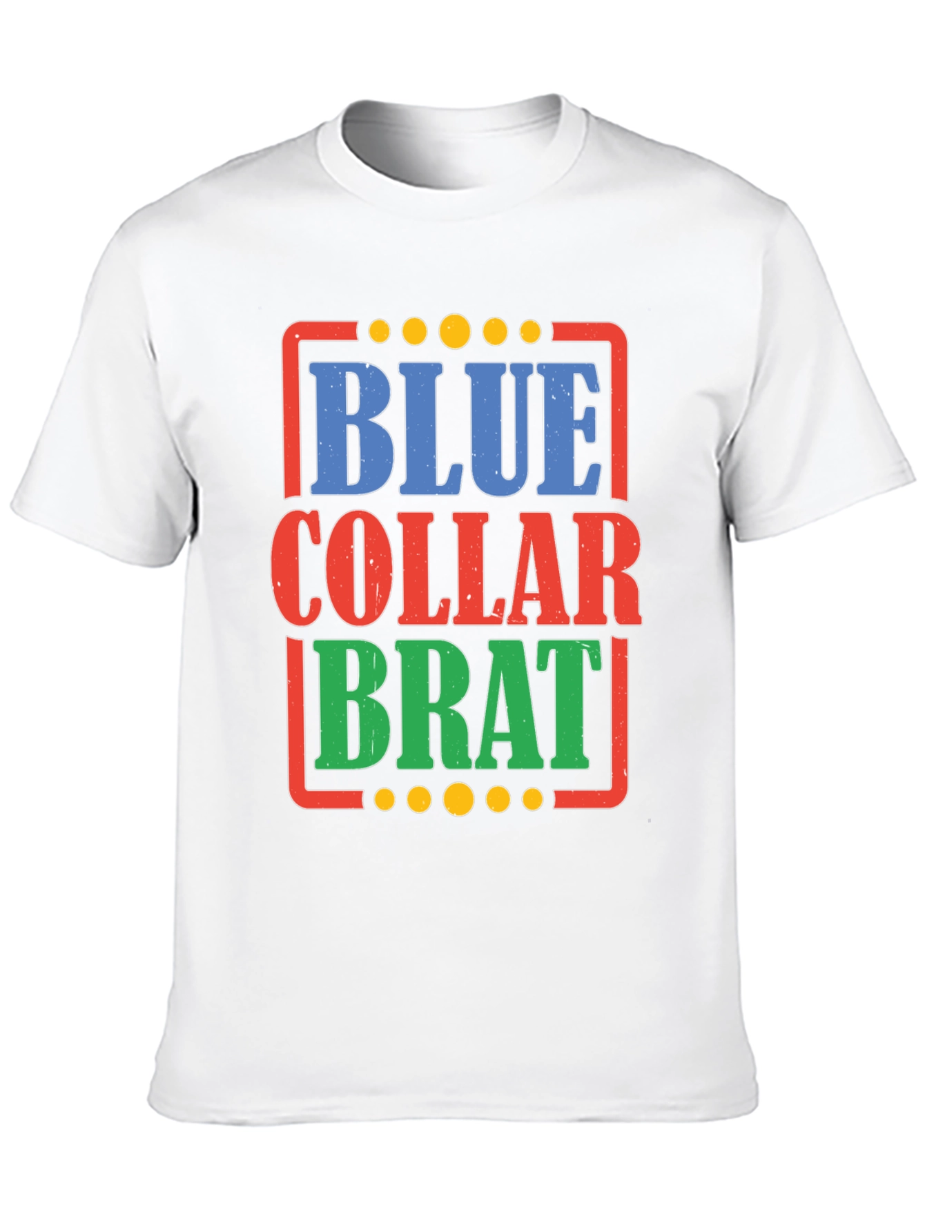 Black Blue Collar Brat Graphic T-Shirt view 10