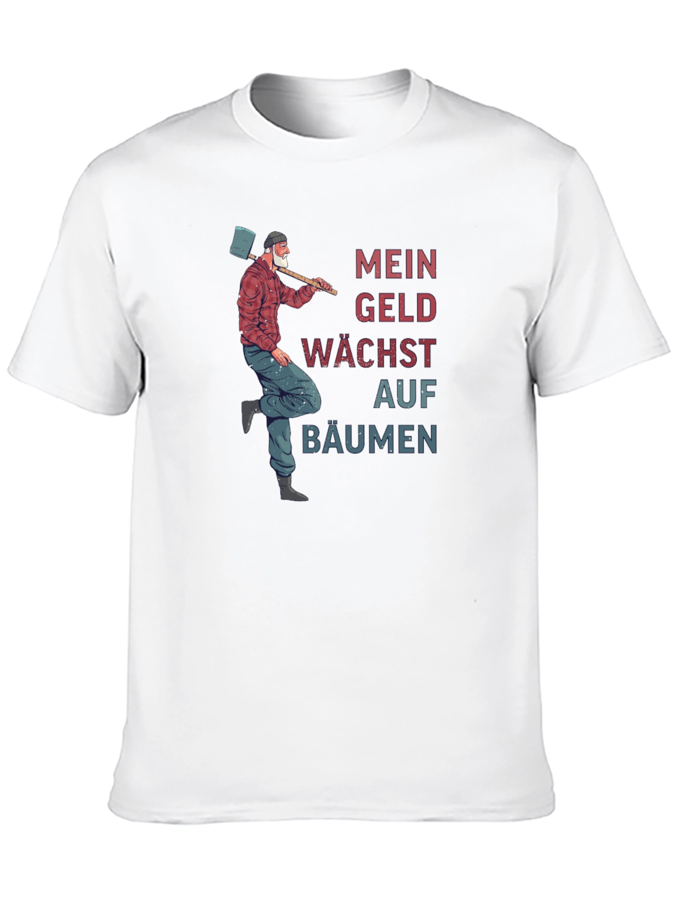 Black Mein Geld Wächst Auf Bäumen T-Shirt view 10