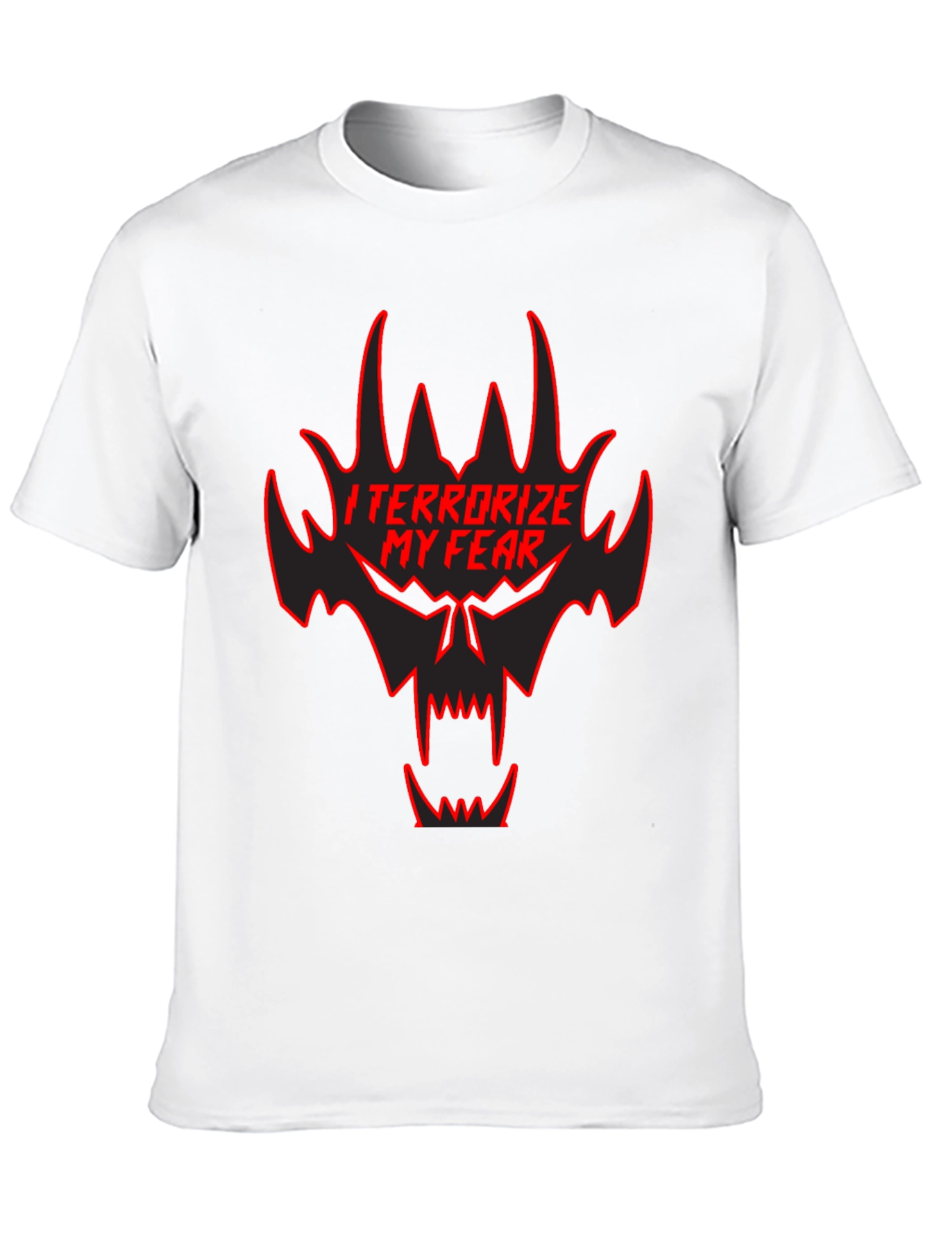 Black Terrorize My Fear Black Graphic Tee view 10