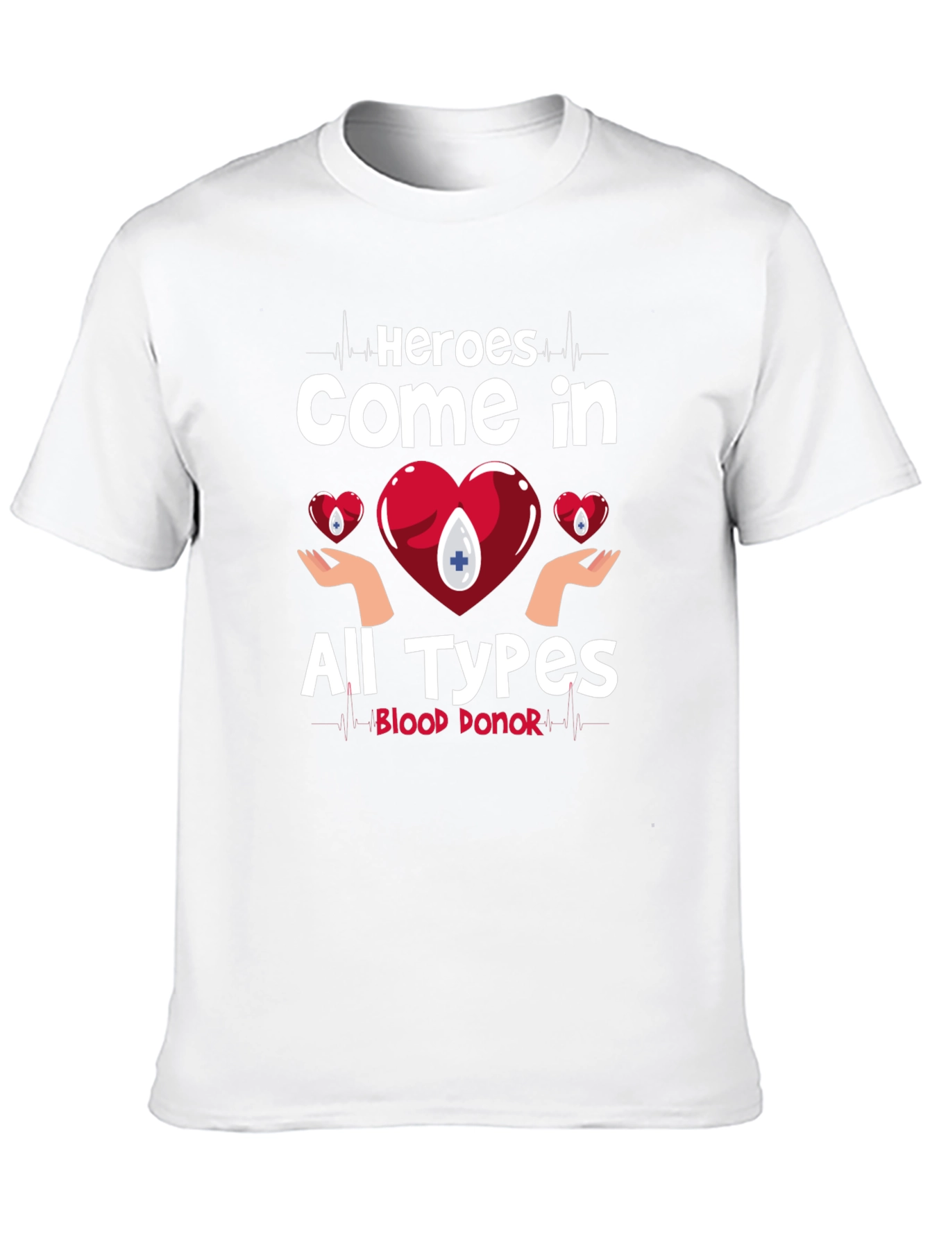 Black Heroes Come in All Types Blood Donor T-Shirt view 10