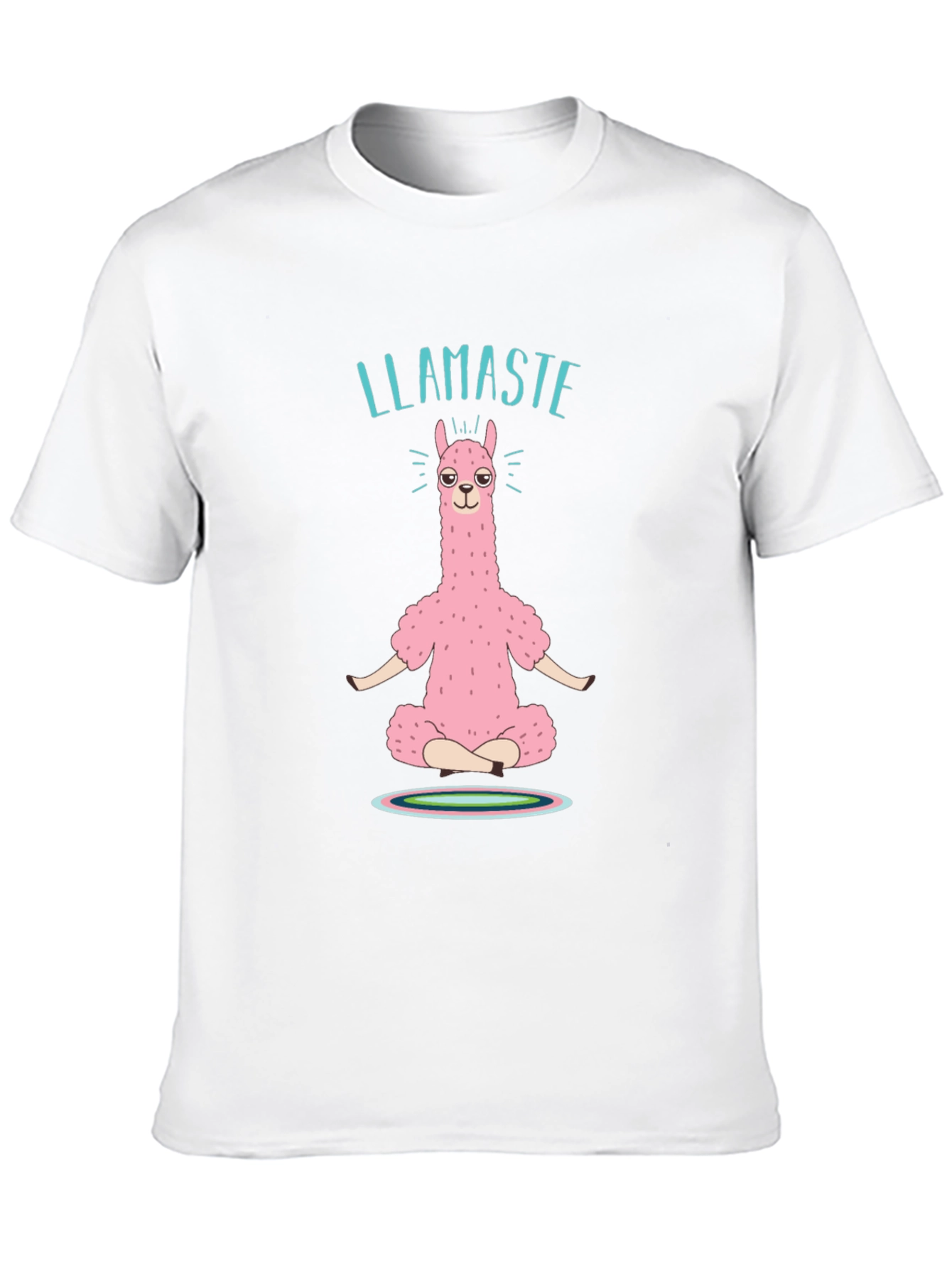 Black Llamaste Yoga Black T-Shirt view 10
