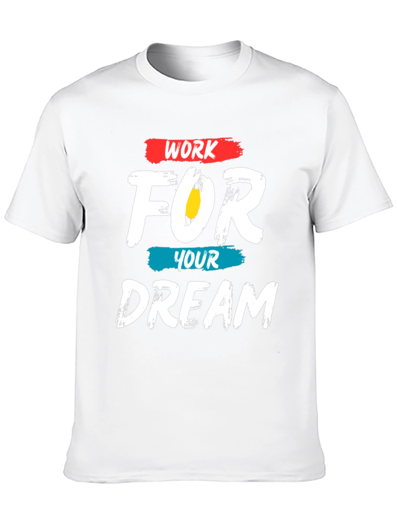 Black Work For Your Dream Graphic Tee - Motivational T-Shirt view 10