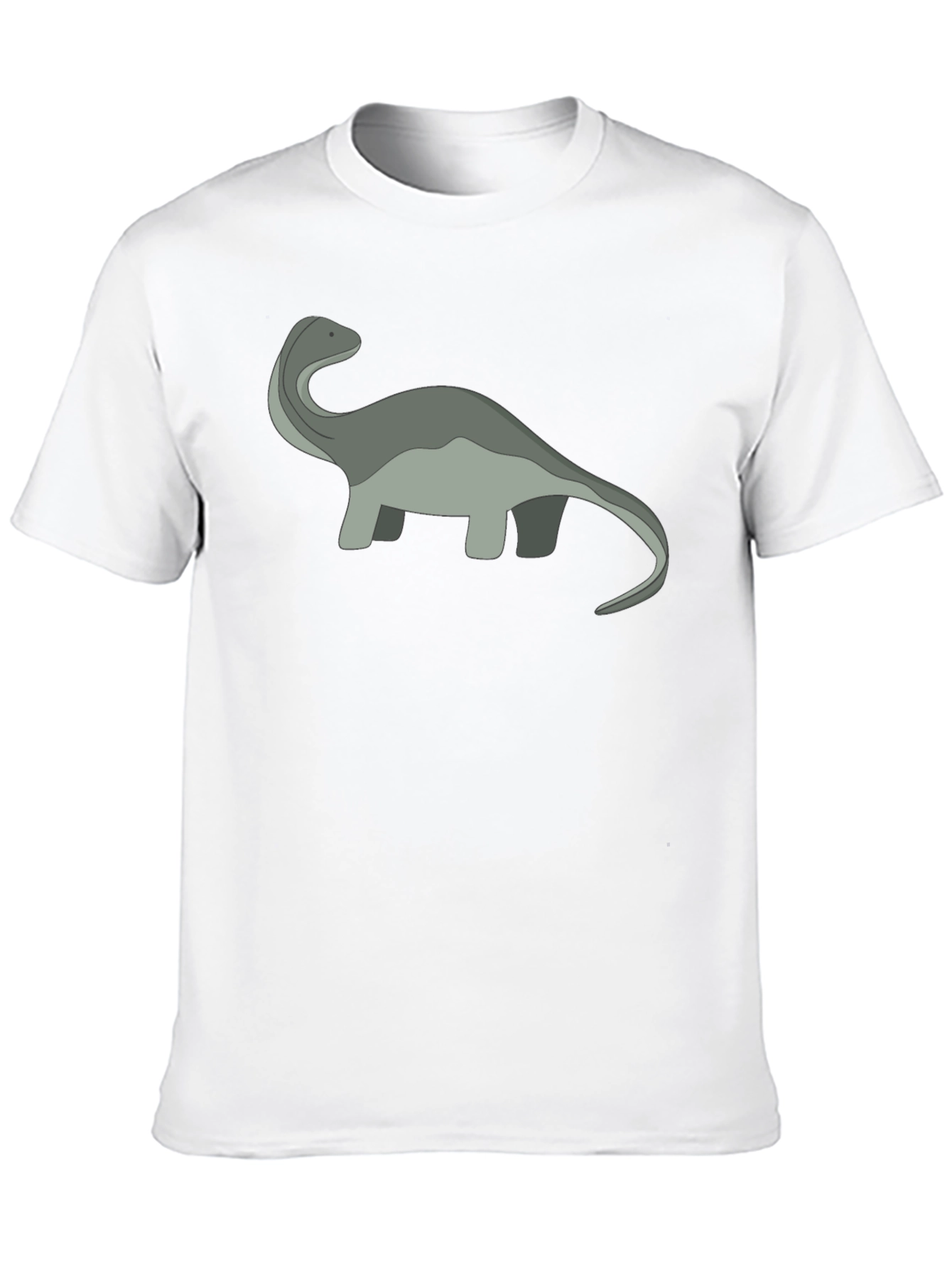 Black Cartoon Dinosaur Graphic Tee - Black view 10