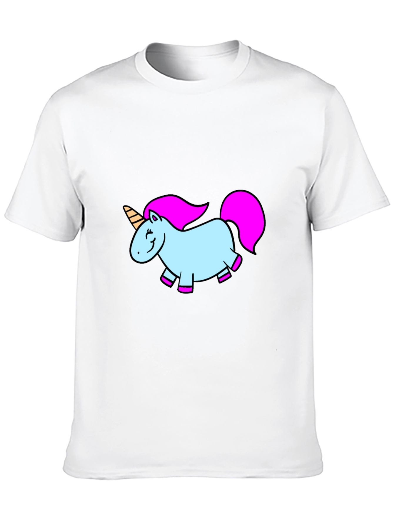 Black Unicorn Graphic Black T-Shirt view 10