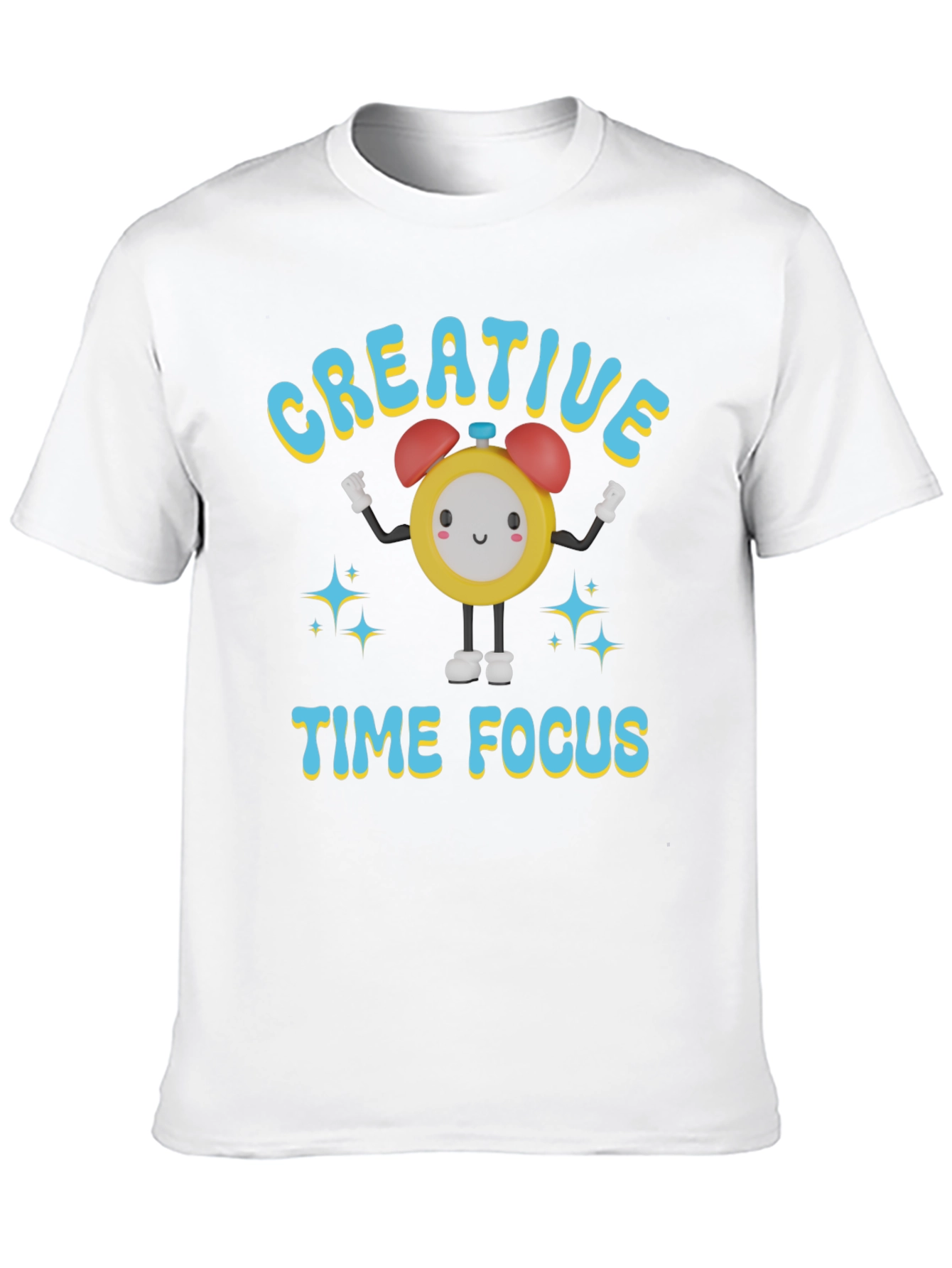 Black Creative Time Focus Graphic Tee view 10