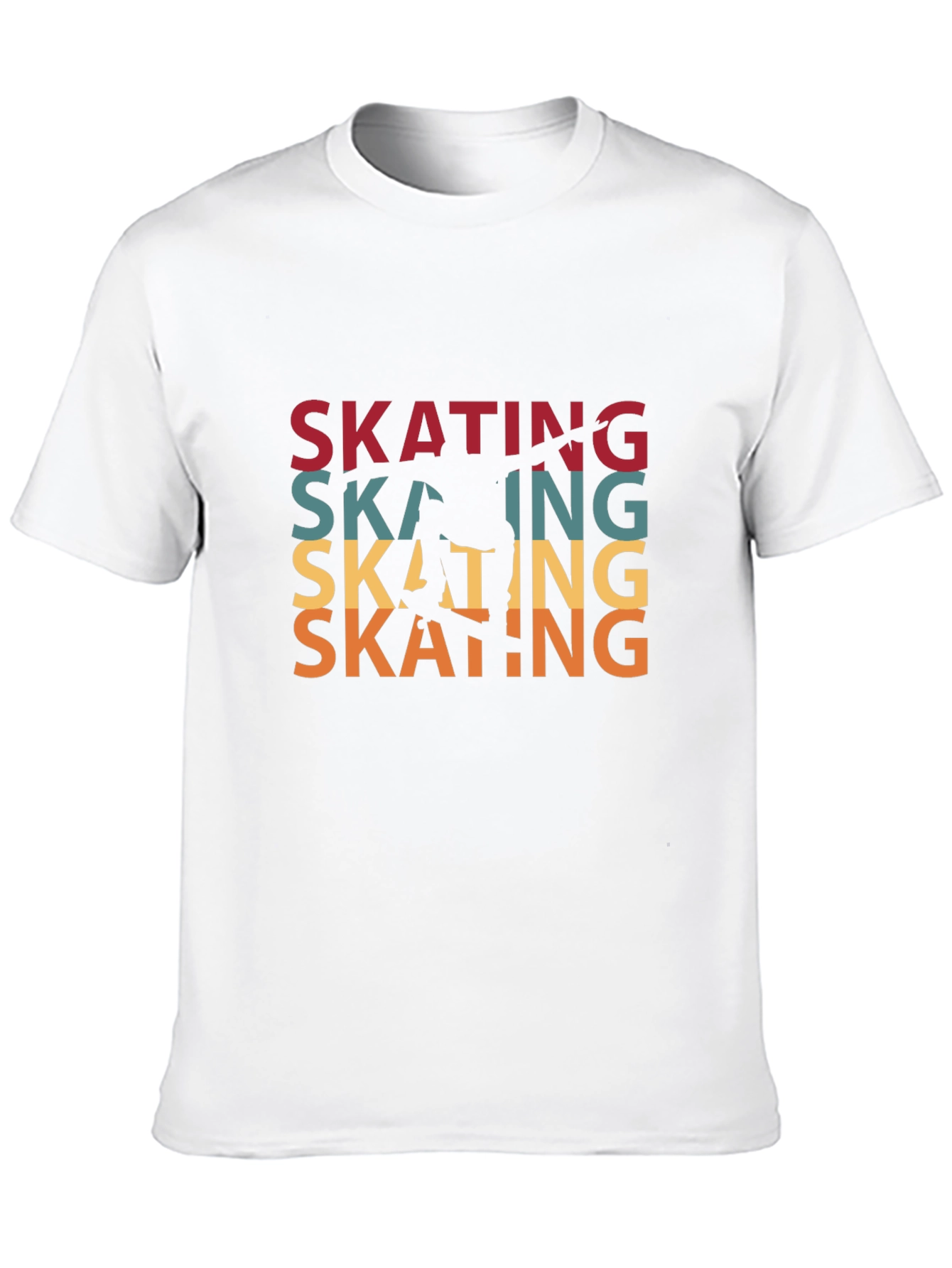 Black Retro Skating T-Shirt - Classic Design, Comfortable Fit view 10