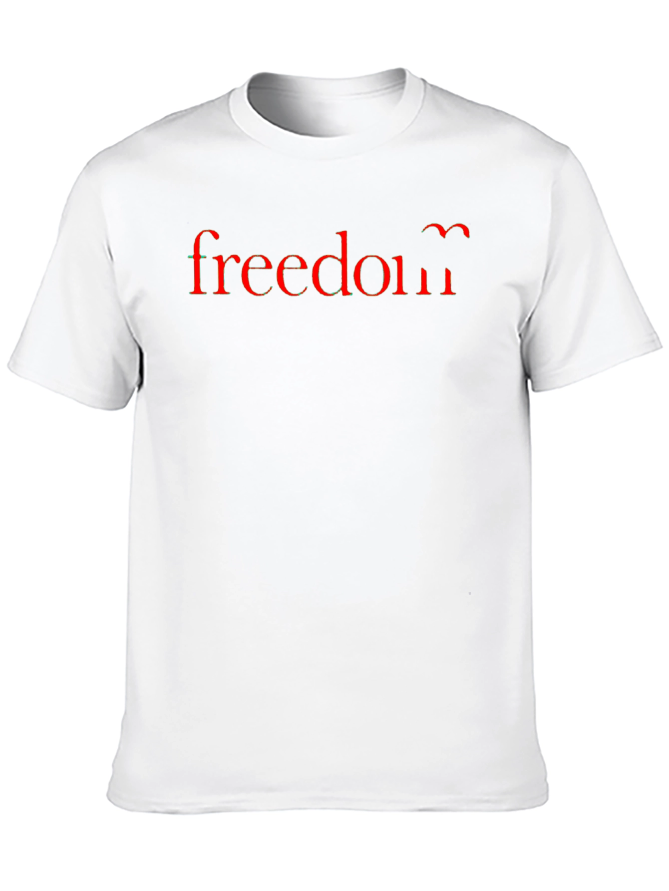 Black Freedom Graphic Tee - Soft Black Cotton T-Shirt view 10