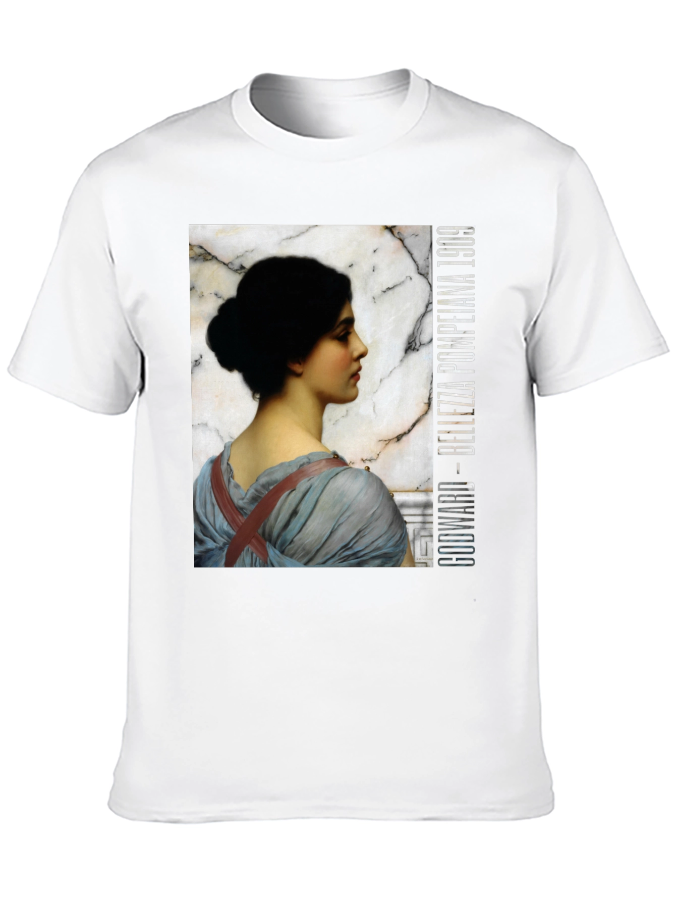 Black Godward Bellezza Pompeiana 1909 T-Shirt view 10
